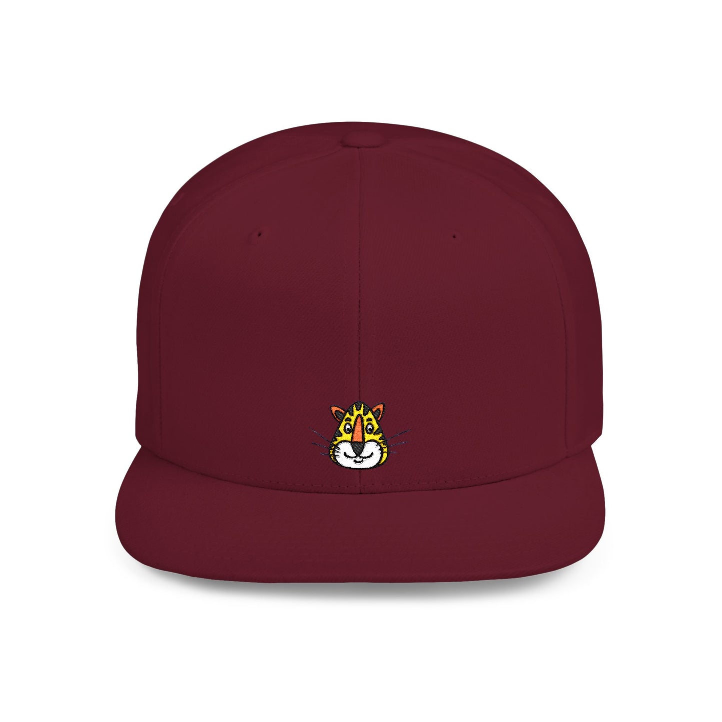 Icons Embroidered Tiger 2 Flat Bill Snapback – Lightweight, Custom Fit, Premium Quality
