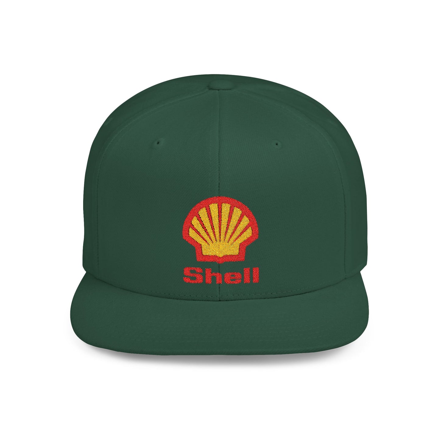 Shell Flat Bill Snapback – Lightweight, Custom Fit, Premium Quality