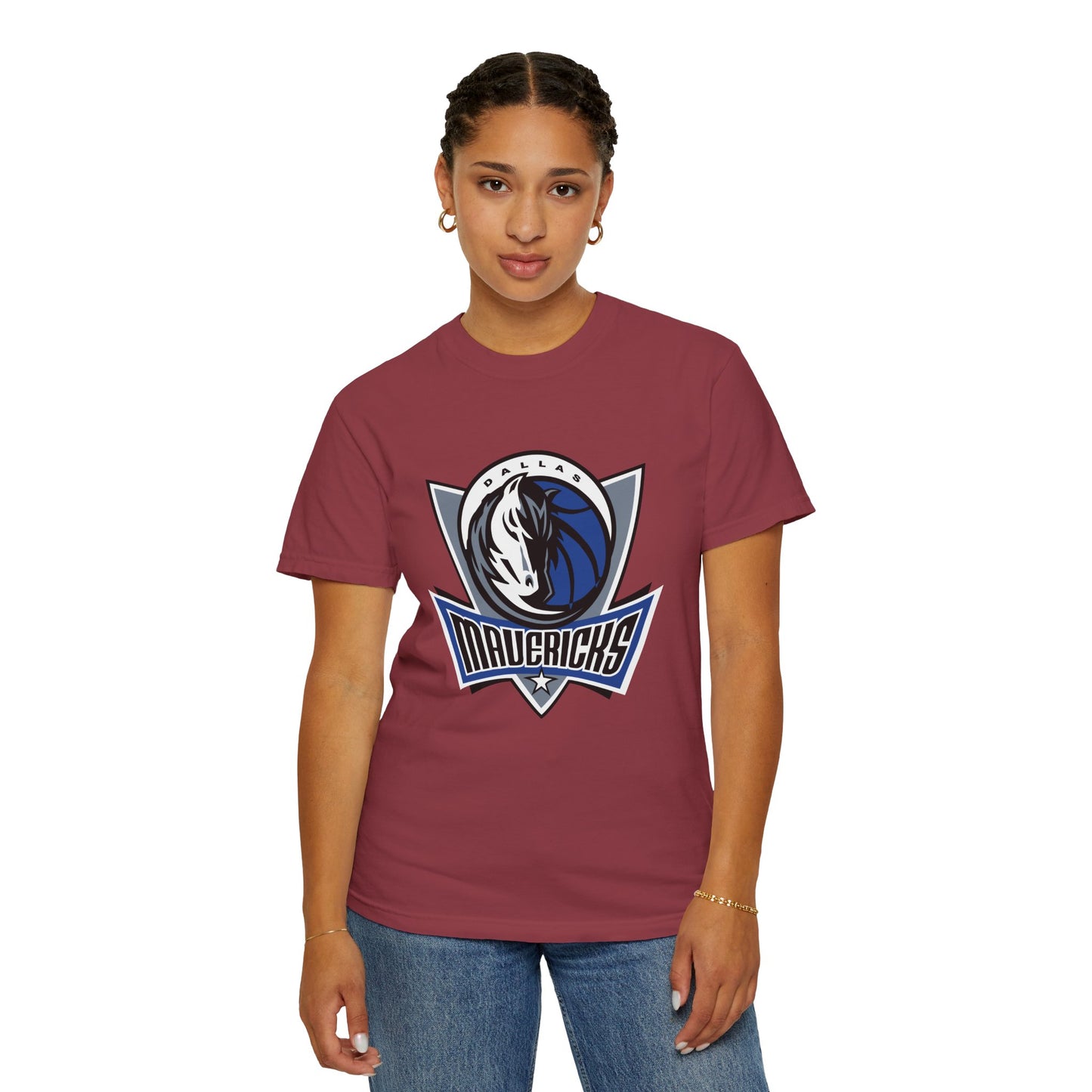 Dallas Mavericks Garment-Dyed T-Shirt – Premium Cotton Tee for Customization