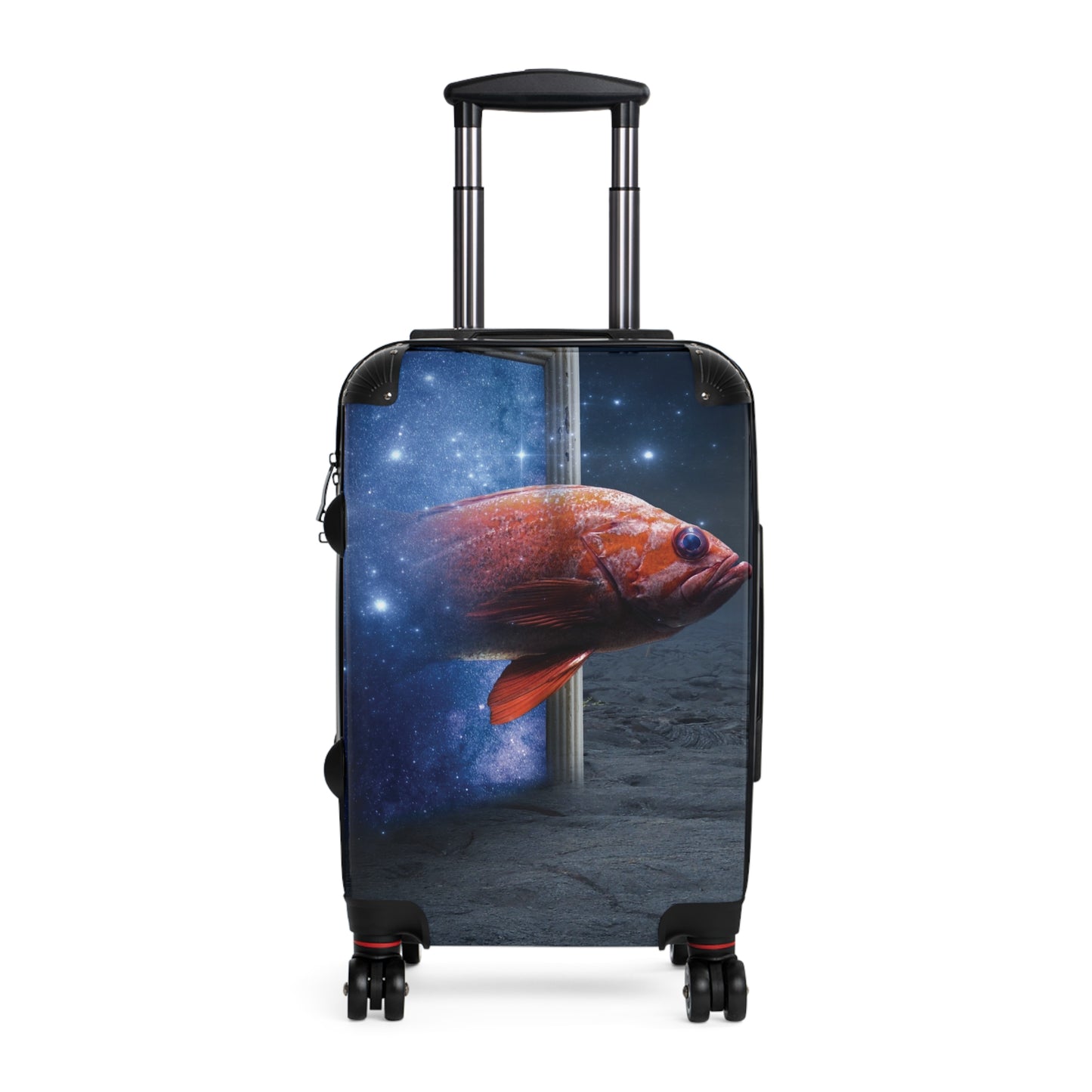 Art Orange Fish Carry-On Suitcase - Stylish Luggage for Travelers