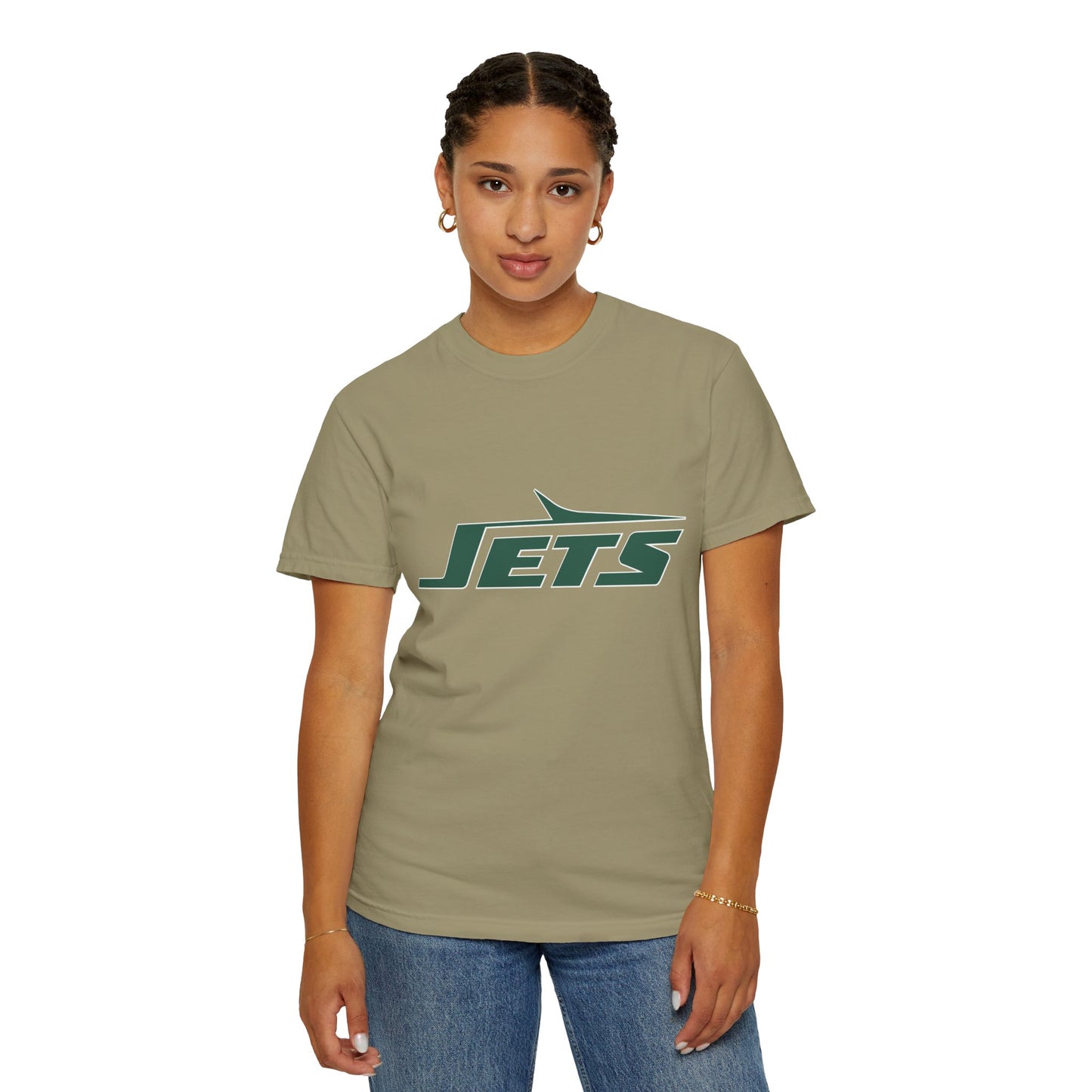 New York Jets Football Accessories Garment-Dyed T-Shirt – Premium Cotton Tee for Customization