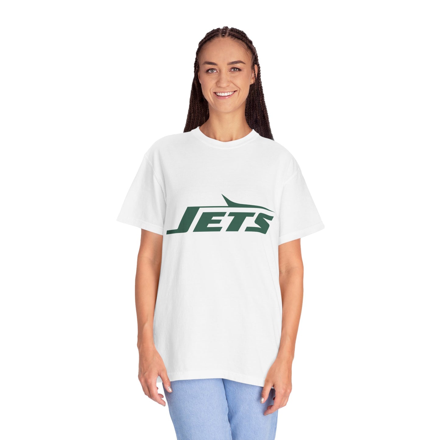 New York Jets Football Accessories Garment-Dyed T-Shirt – Premium Cotton Tee for Customization