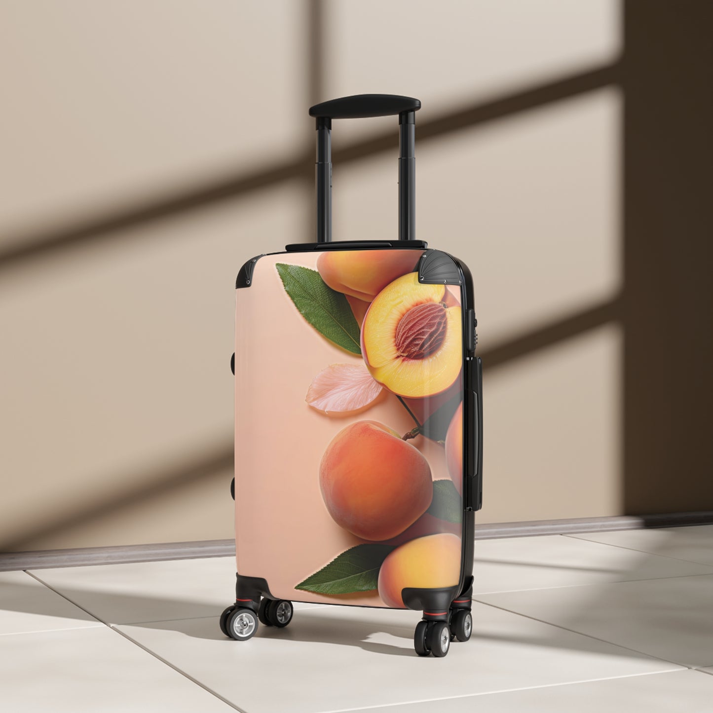 Nature Summer Juicy Peaches Carry-On Suitcase - Stylish Luggage for Travelers