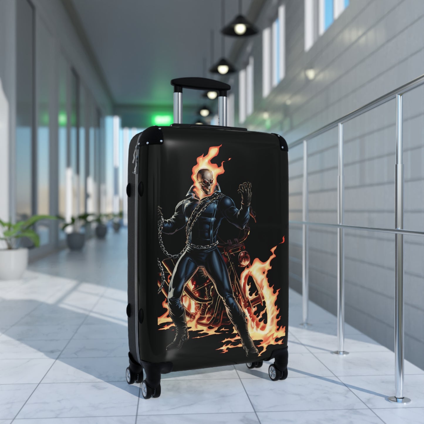 Marvel Ghost Rider Carry-On Suitcase - Stylish Luggage for Travelers