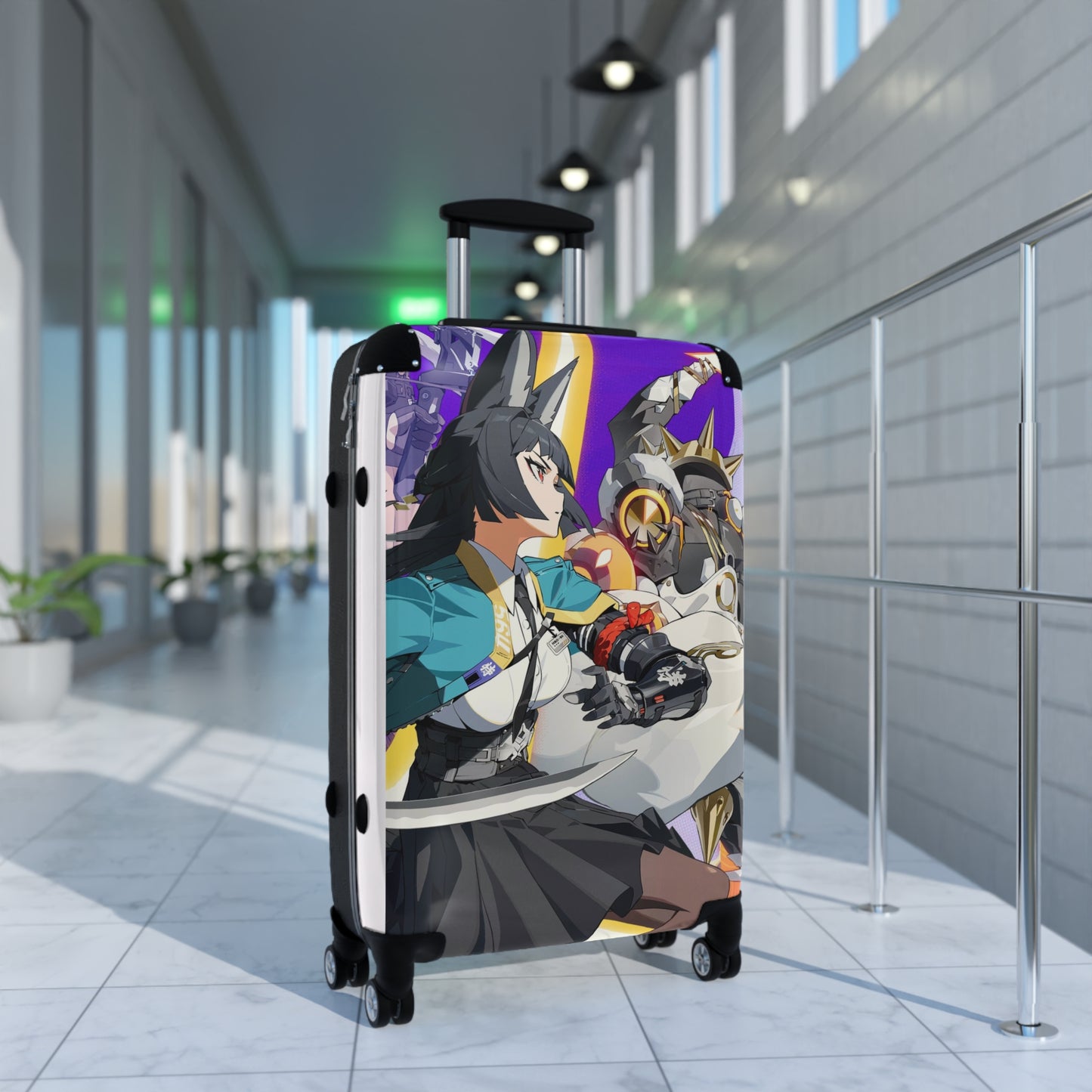 Video Games Zenless Zone Zero Carry-On Suitcase - Stylish Luggage for Travelers