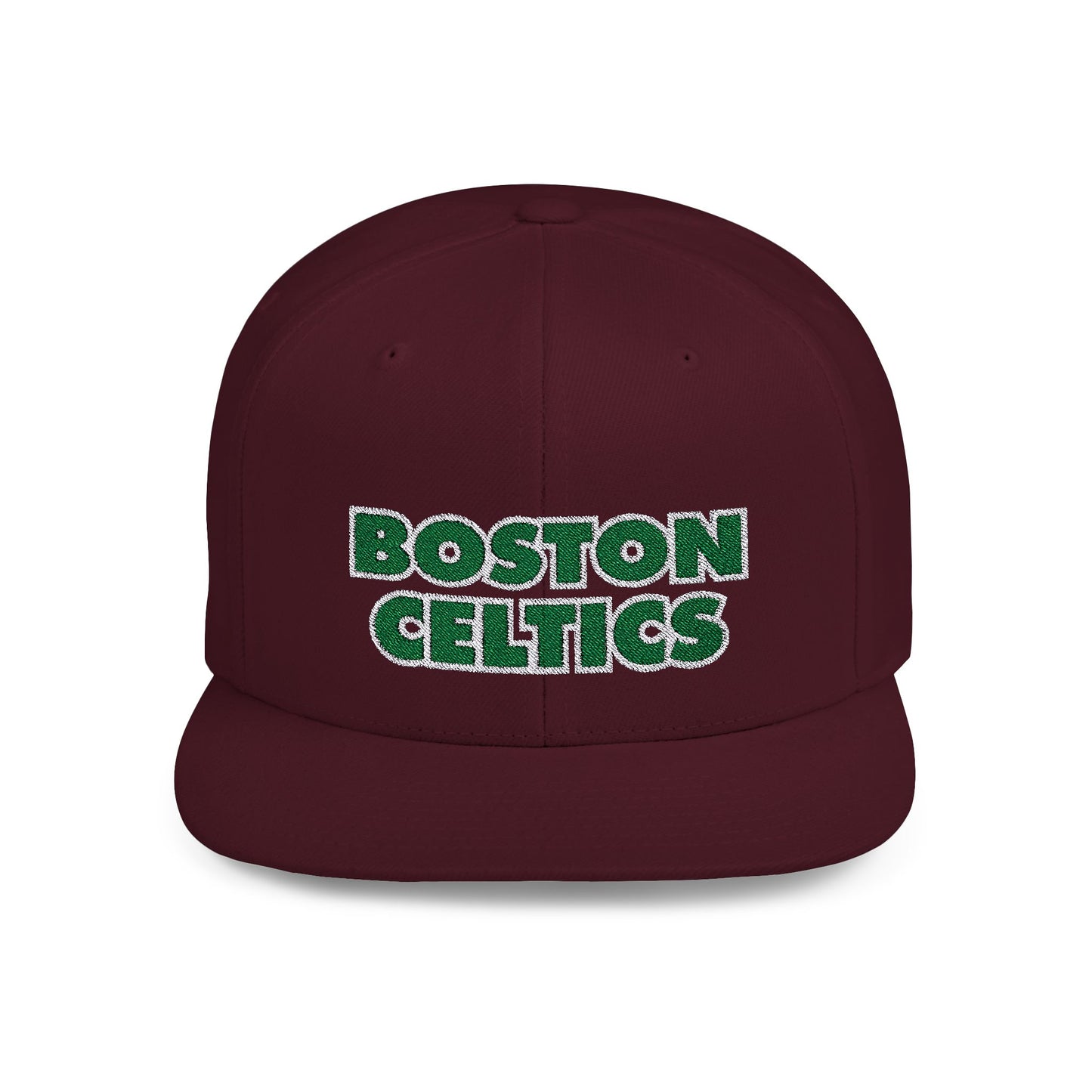 Boston Celtics Boston Basketball Flat Bill Snapback – Lightweight, Custom Fit, Premium Quality