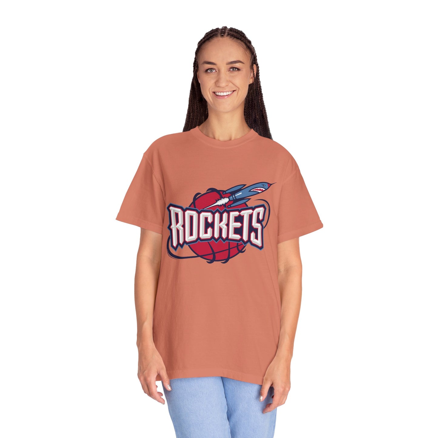 Houston Rockets Game Day Garment-Dyed T-Shirt – Premium Cotton Tee for Customization