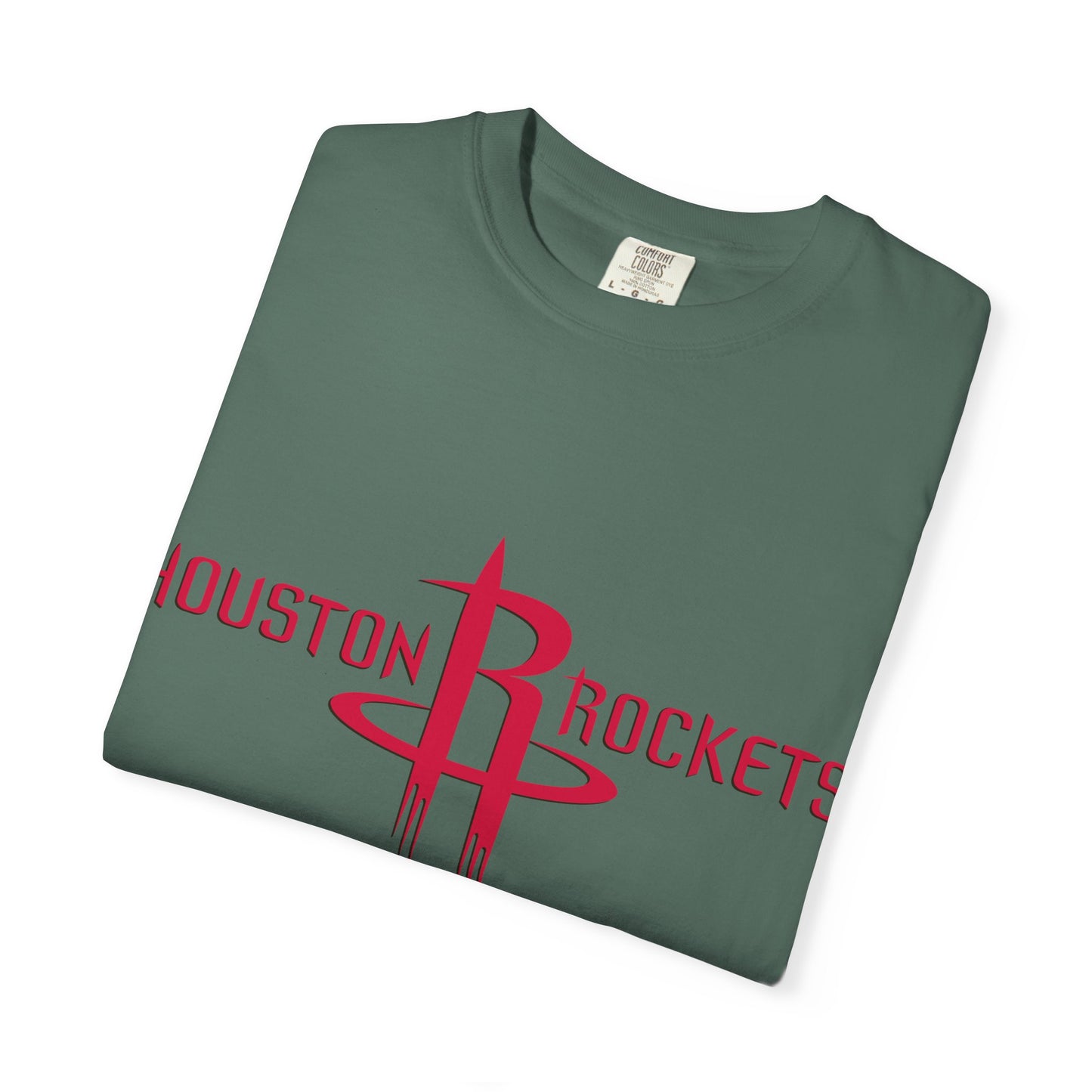 Houston Rockets Garment-Dyed T-Shirt – Premium Cotton Tee for Customization