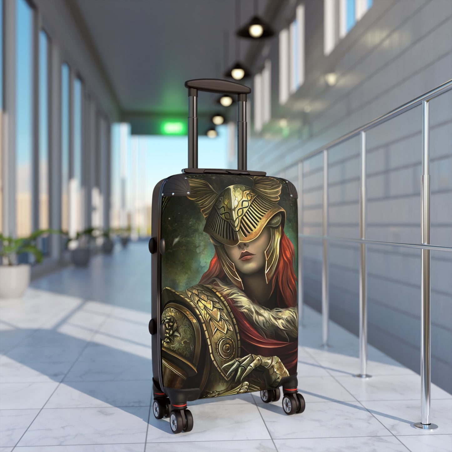 Video Games Elden Ring Girl Warrior Carry-On Suitcase - Stylish Luggage for Travelers