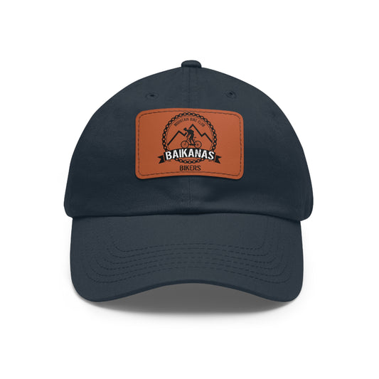 Dad Leather Patch Hat Baikanas Bikers Mountain Bike – Timeless Style, Perfect Fit