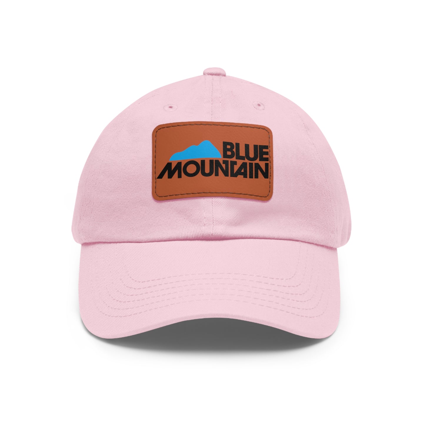Dad Leather Patch Hat Blue Mountain – Timeless Style, Perfect Fit