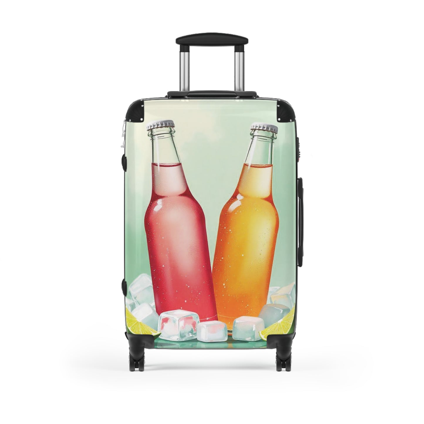 Nature Summer Carbonate Cold Drink Carry-On Suitcase - Stylish Luggage for Travelers