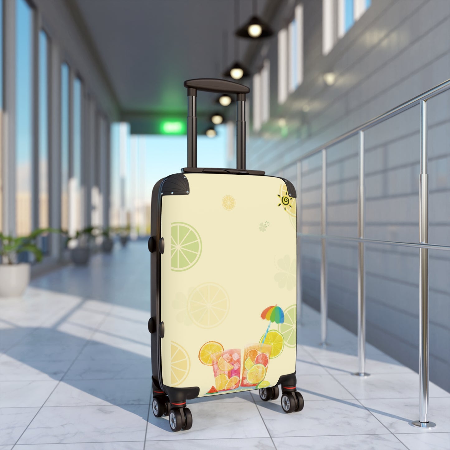 Nature Summer Fresh Drink Art Carry-On Suitcase - Stylish Luggage for Travelers