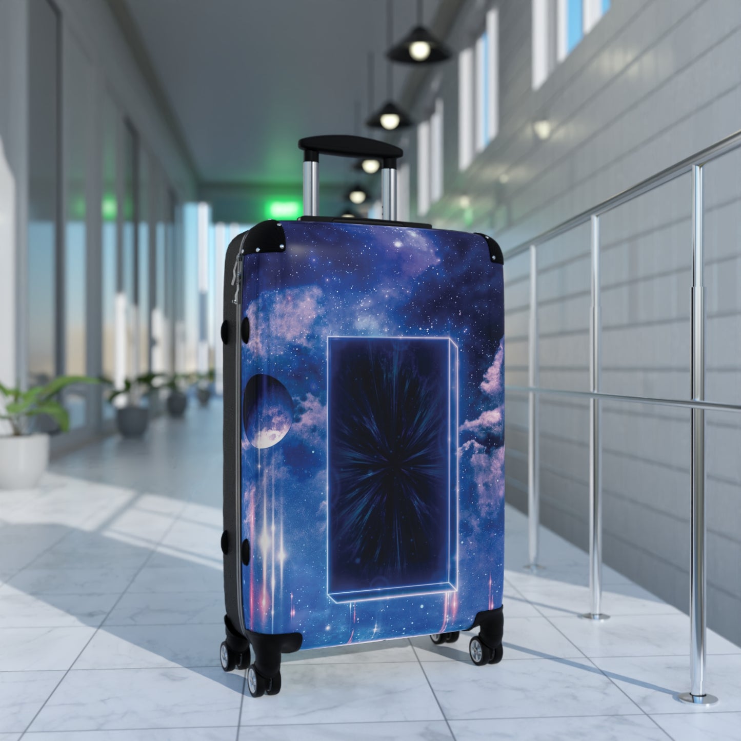 Art Monolith Surreal Carry-On Suitcase - Stylish Luggage for Travelers