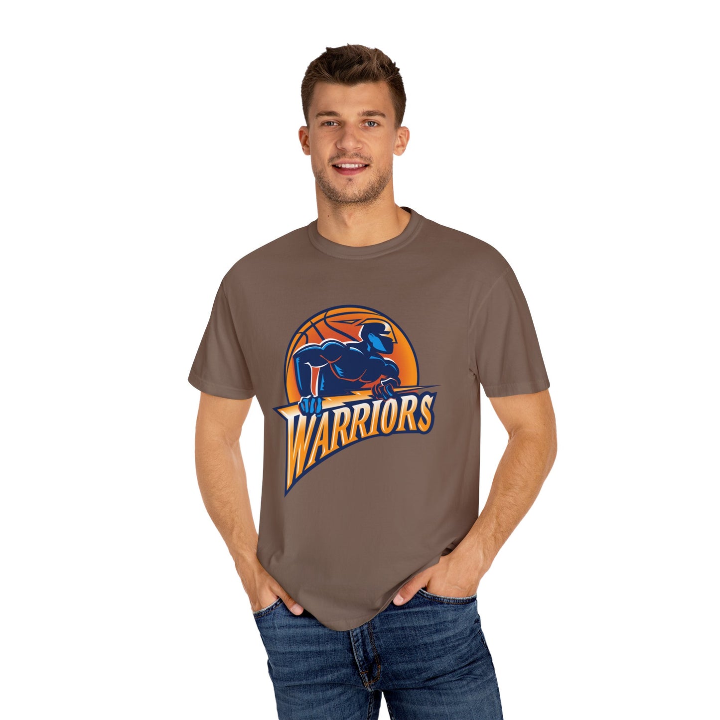 Golden State Warriors Game Day Garment-Dyed T-Shirt – Premium Cotton Tee for Customization
