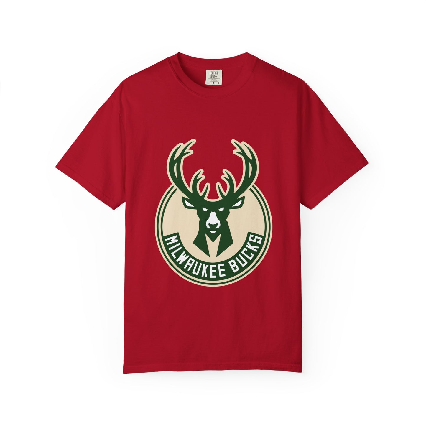 Milwaukee Bucks NBA Garment-Dyed T-Shirt – Premium Cotton Tee for Customization