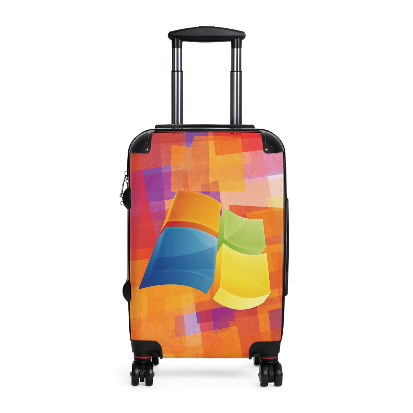 Abstract Windows Logo Carry-On Suitcase - Stylish Luggage for Travelers