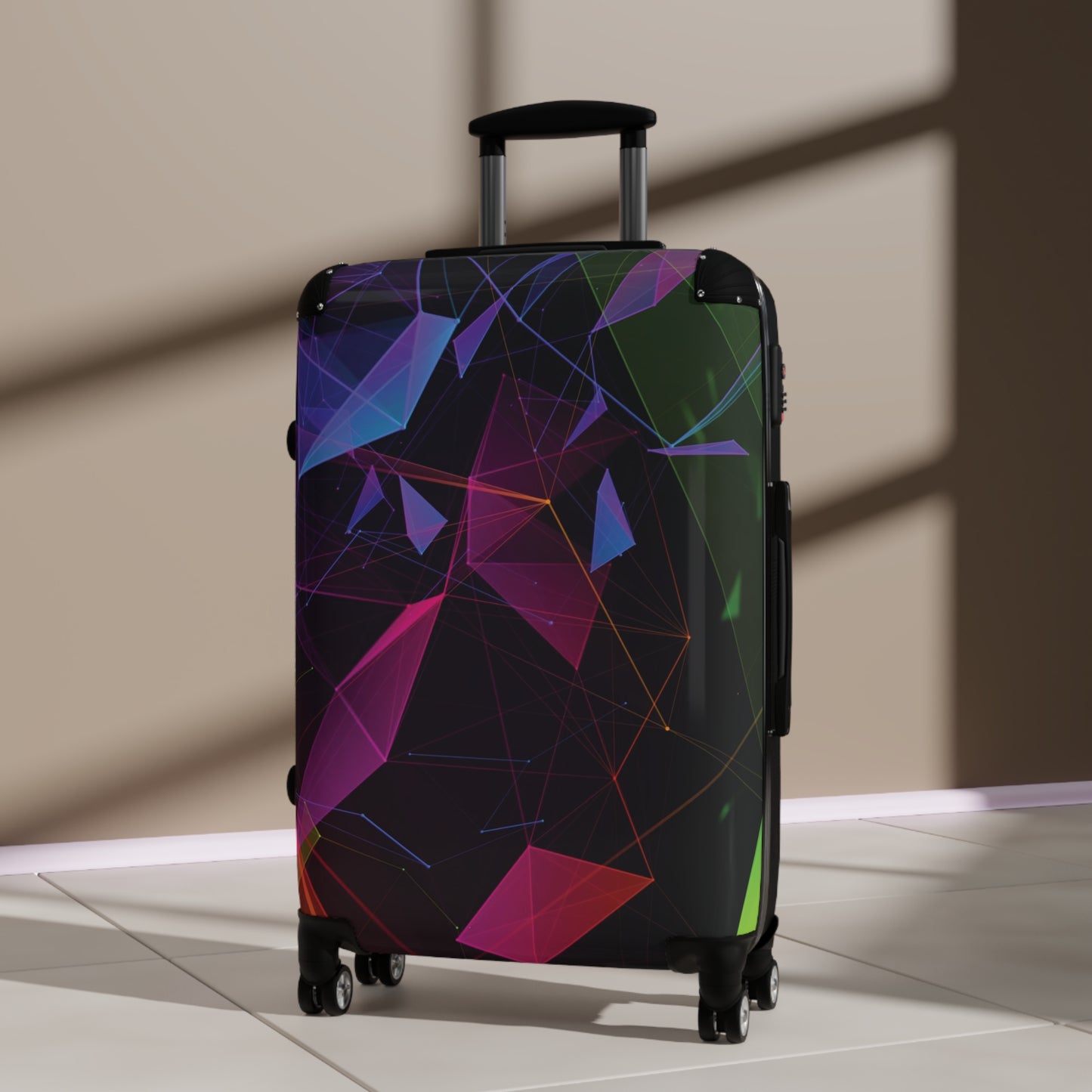 Abstract Razer Digital Art Carry-On Suitcase - Stylish Luggage for Travelers