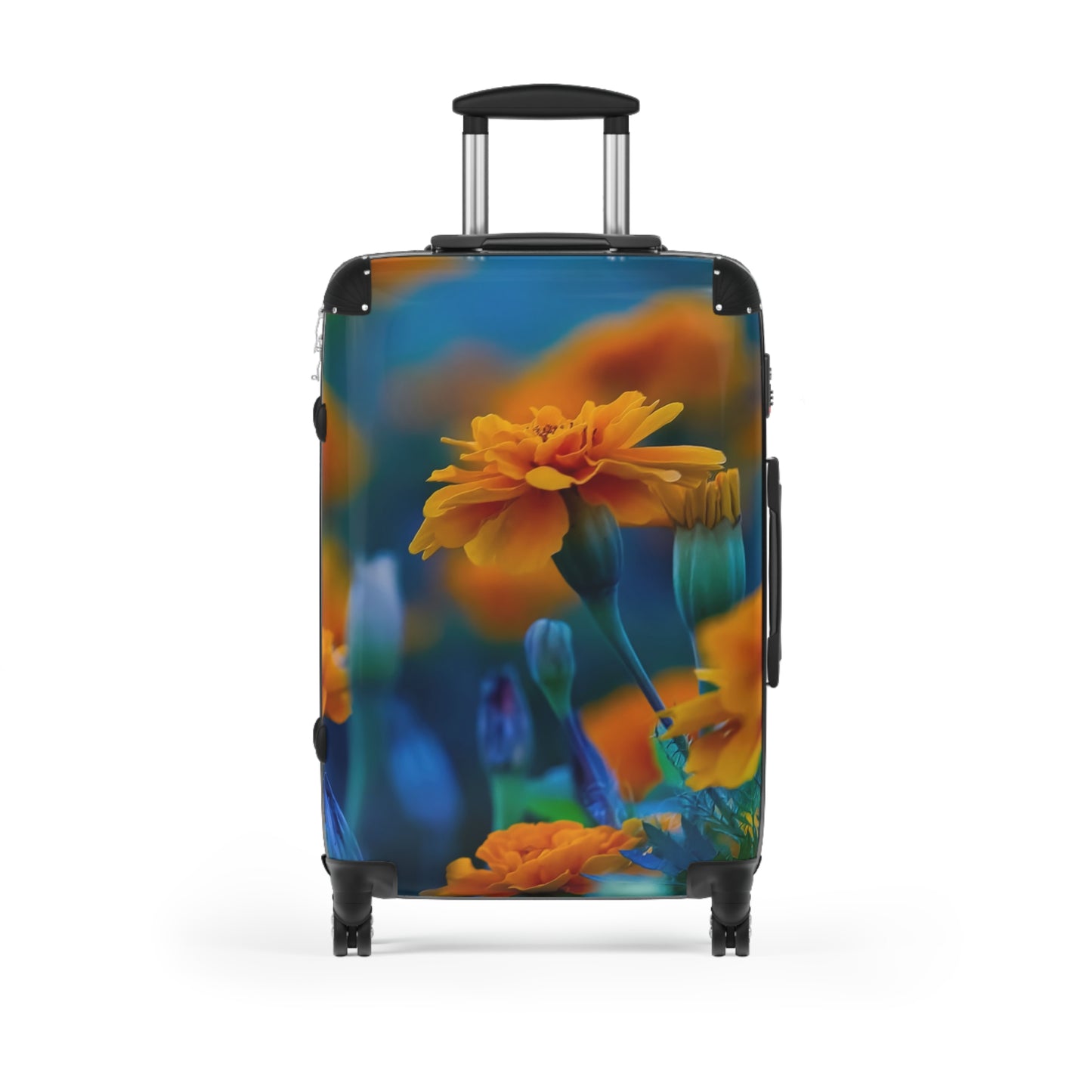 Nature Flower Field Art Carry-On Suitcase - Stylish Luggage for Travelers