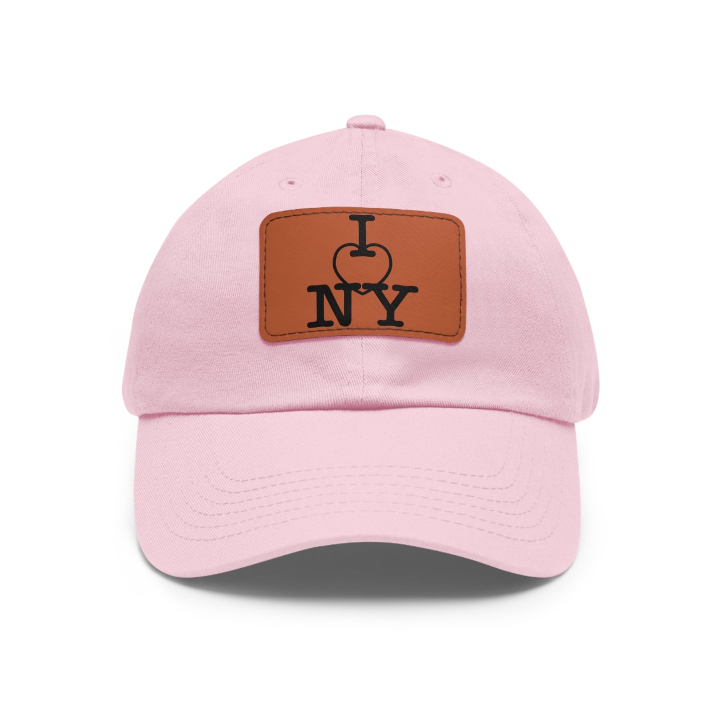 Dad Leather Patch Hat I Love NY  – Timeless Style, Perfect Fit