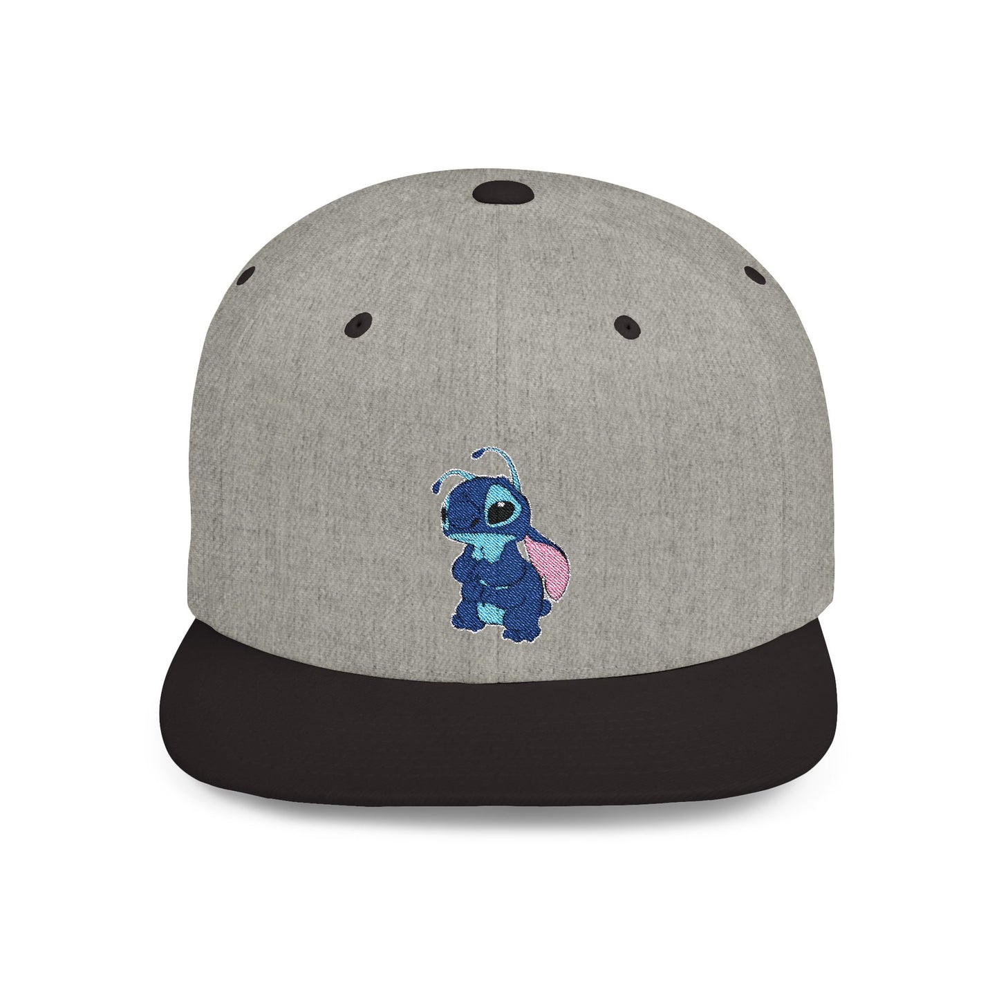 Sad Stitch Disney Flat Bill Snapback – Lightweight, Custom Fit, Premium Quality