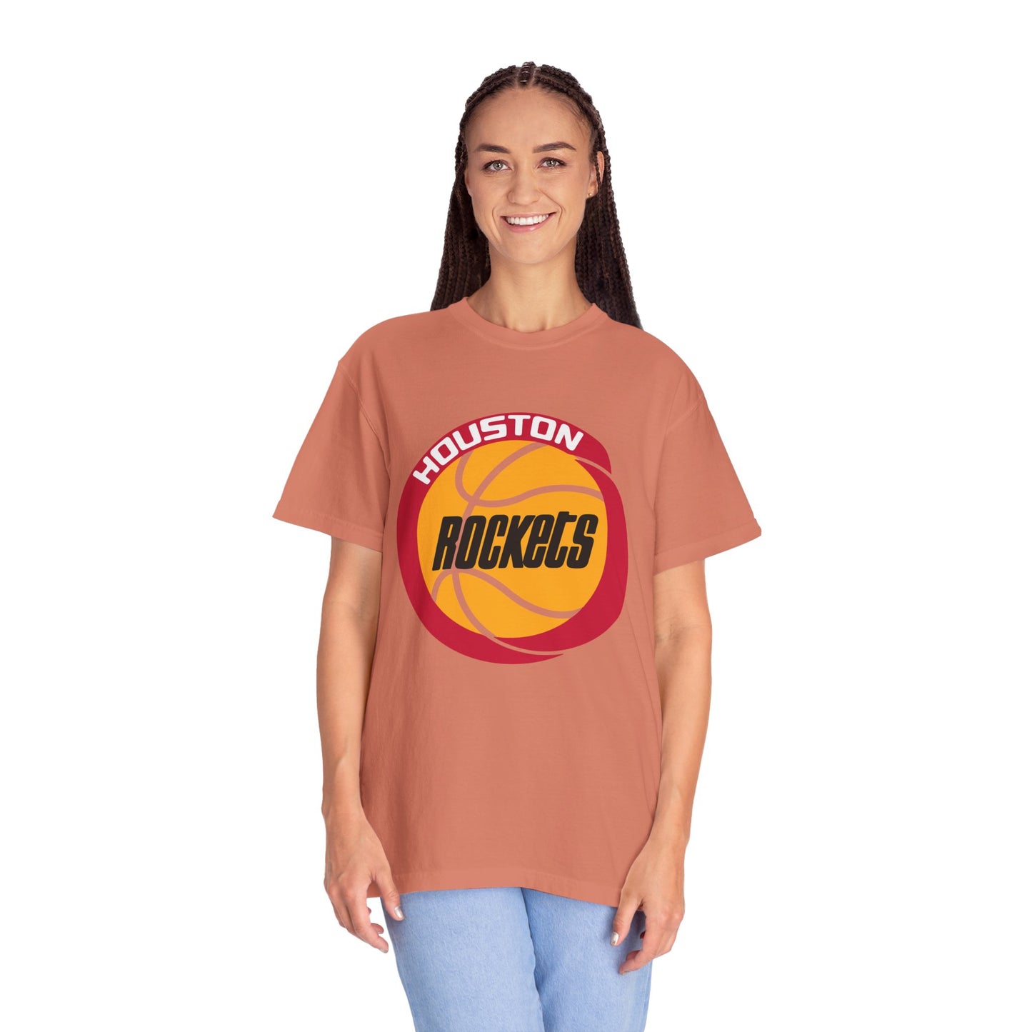 Houston Rockets Fan Garment-Dyed T-Shirt – Premium Cotton Tee for Customization