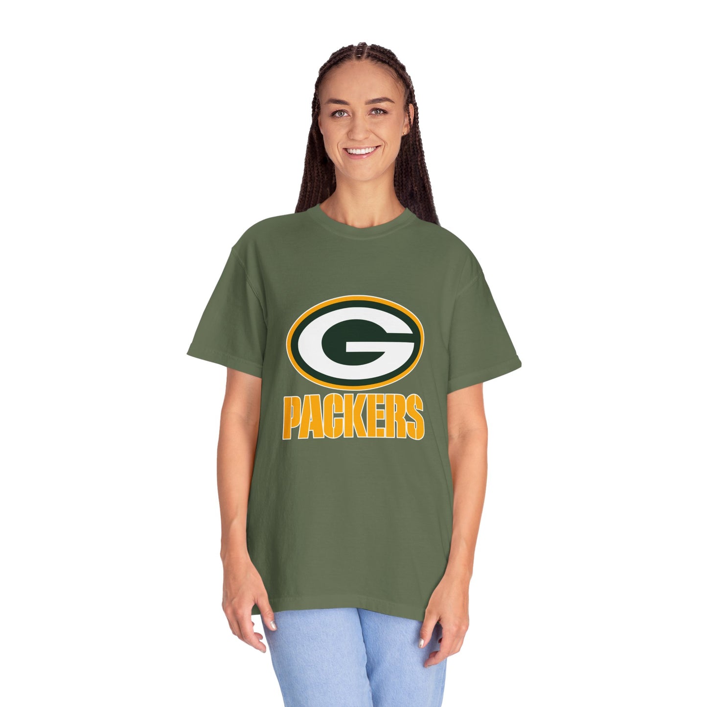 Green Bay Packers Merchandise Garment-Dyed T-Shirt – Premium Cotton Tee for Customization