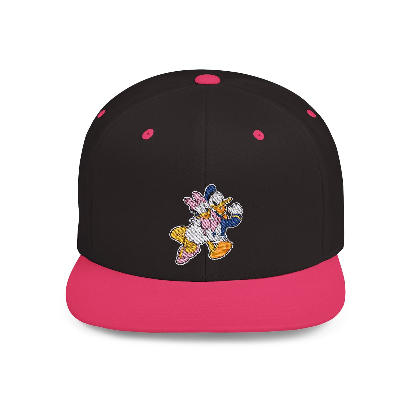 Daisy and Donald Flat Bill Snapback – Lightweight, Custom Fit, Premium Quality