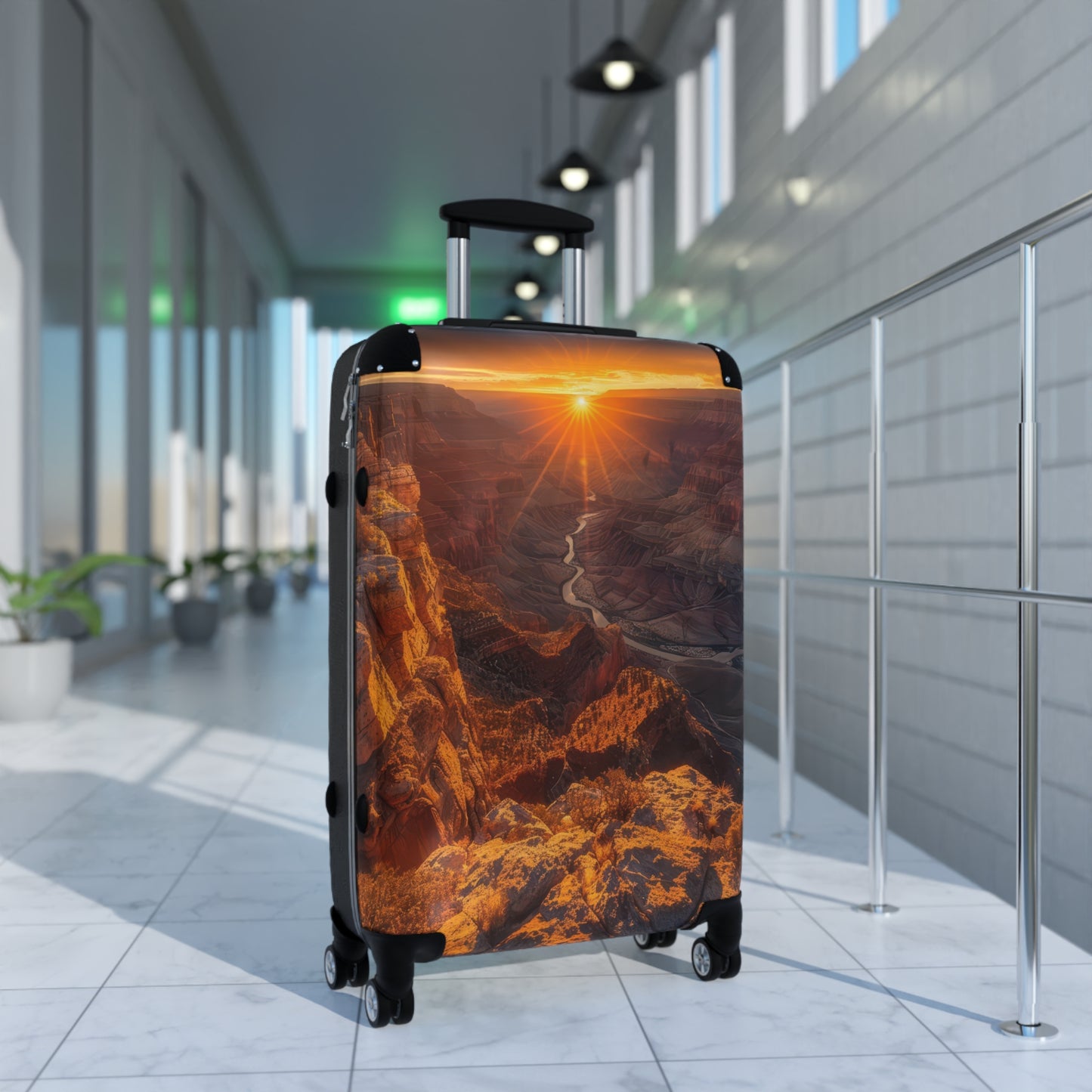 Nature Sunset Stunning Art Carry-On Suitcase - Stylish Luggage for Travelers