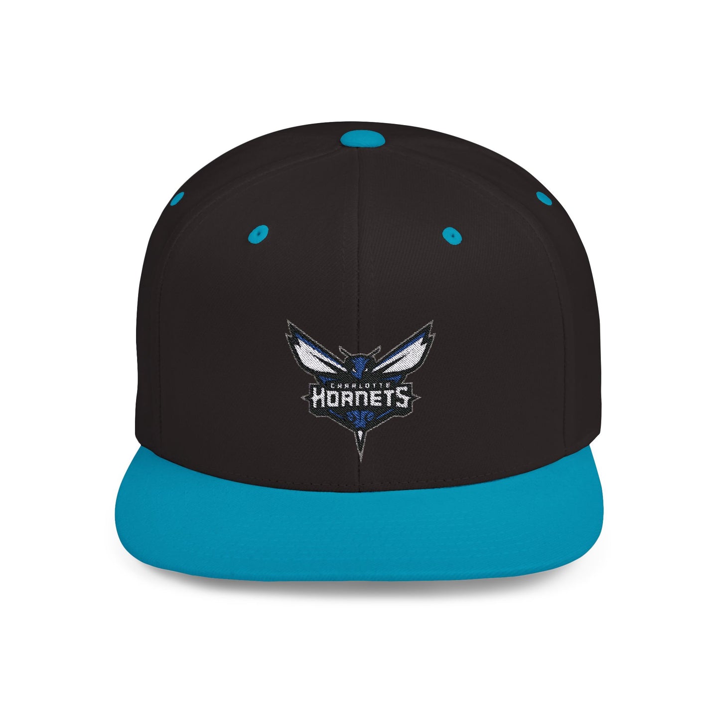 Charlotte  Hornets Flat Bill Snapback – Lightweight, Custom Fit, Premium Quality