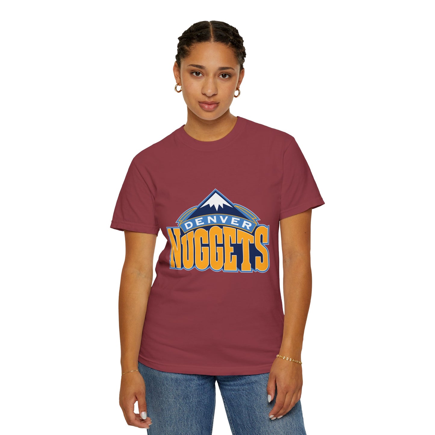 Denver Nuggets Garment-Dyed T-Shirt – Premium Cotton Tee for Customization