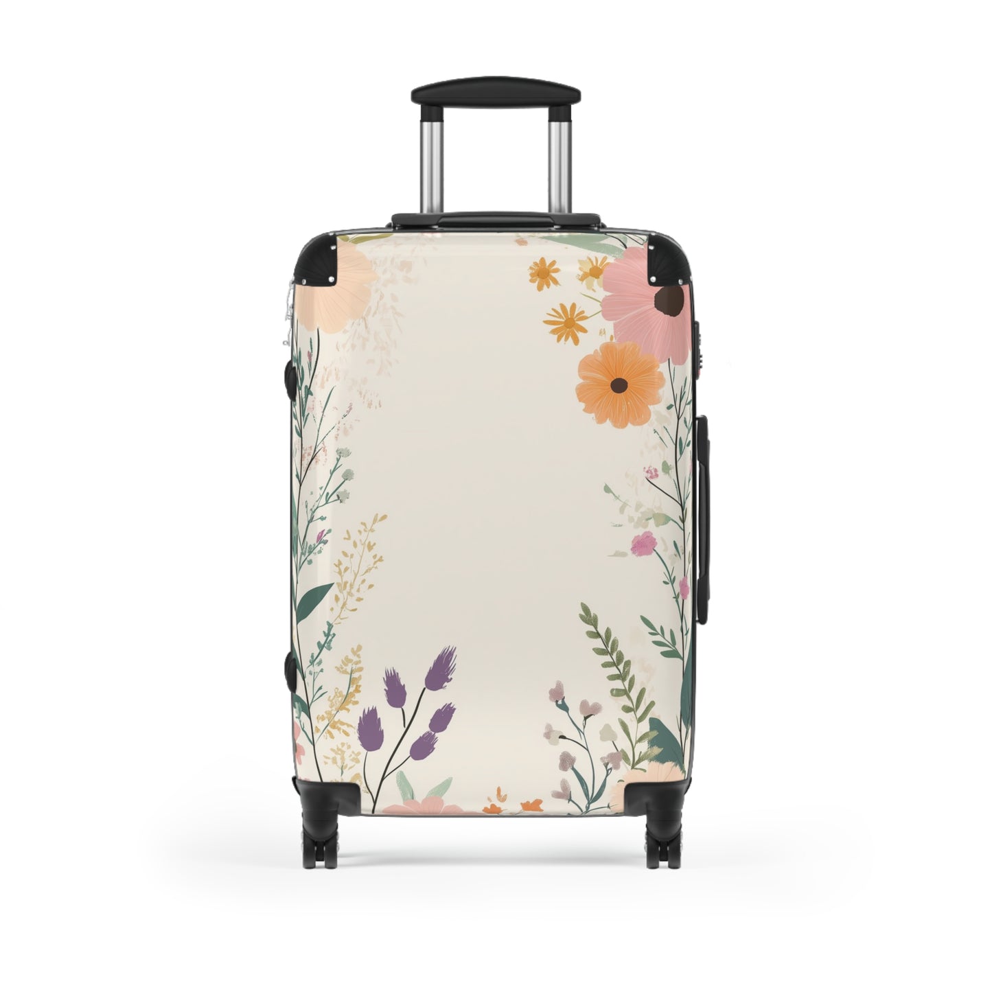 Nature Flowers Floral Leaves Art Carry-On Suitcase - Stylish Luggage for Travelers