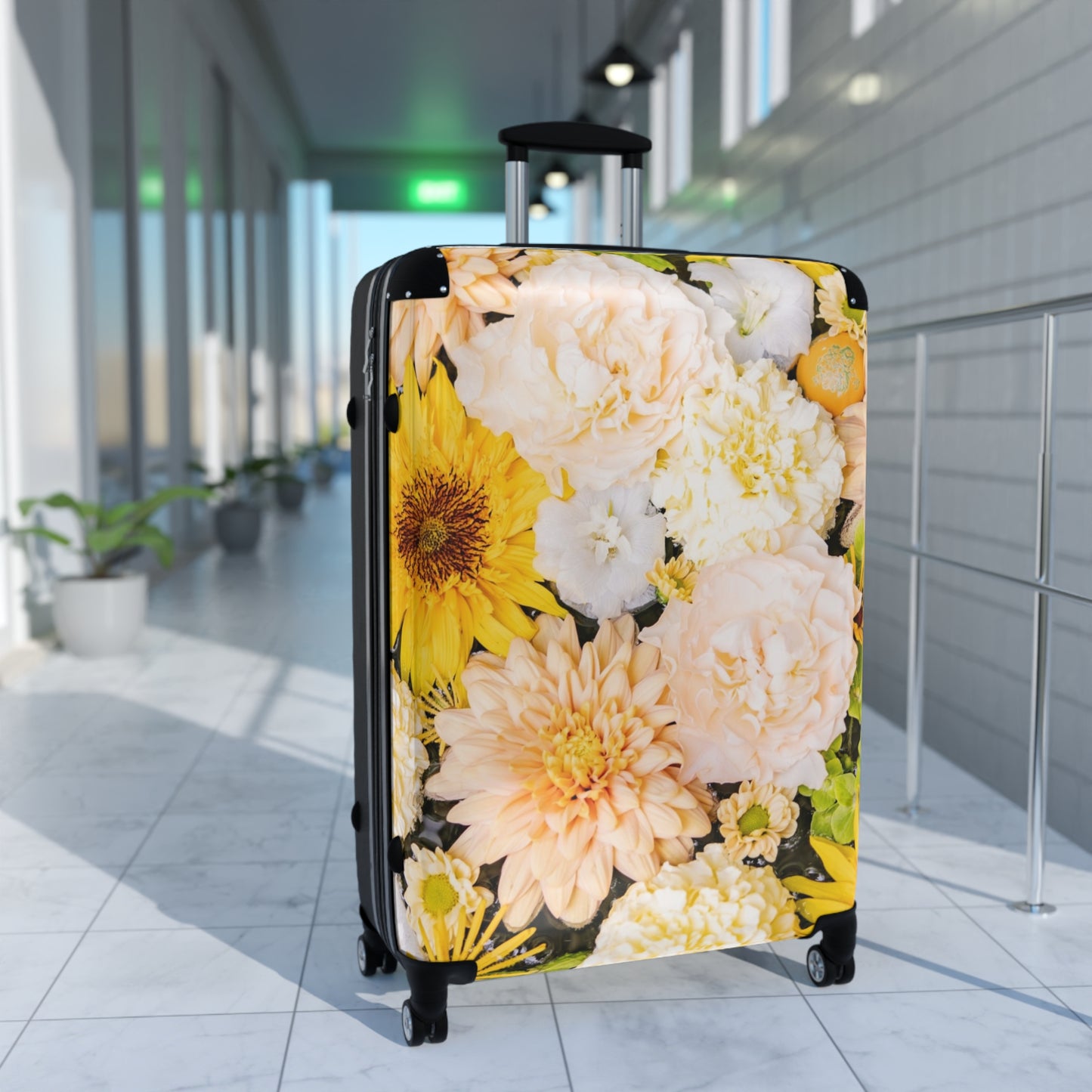 Nature Flowers Floral Bouquet Art Carry-On Suitcase - Stylish Luggage for Travelers