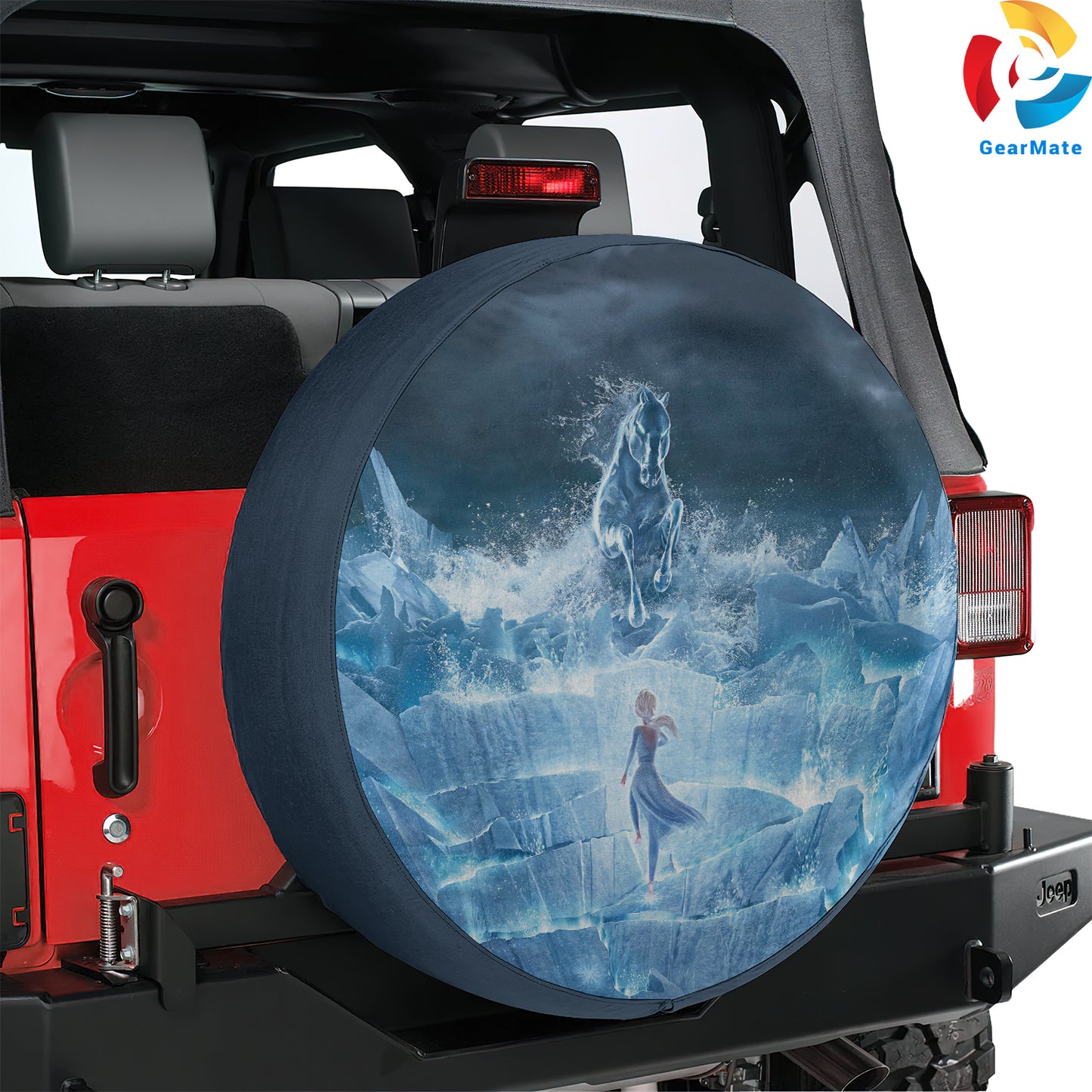 Frozen 2 Elsa The Nokk Spare Tire Cover – Premium Waterproof UV Resistant Protector
