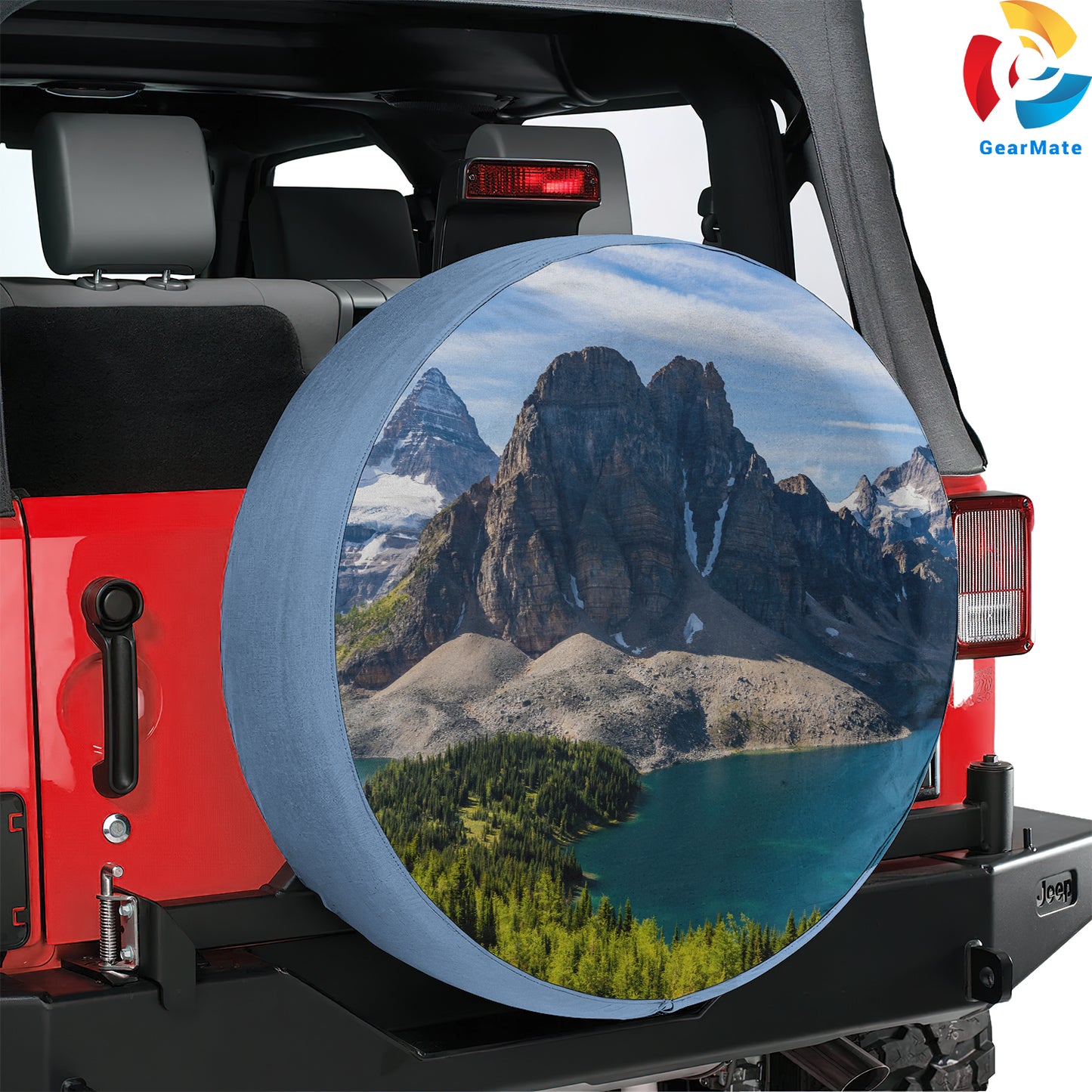 Nature Mountains Scenery Spare Tire Cover – Premium Waterproof UV Resistant Protector