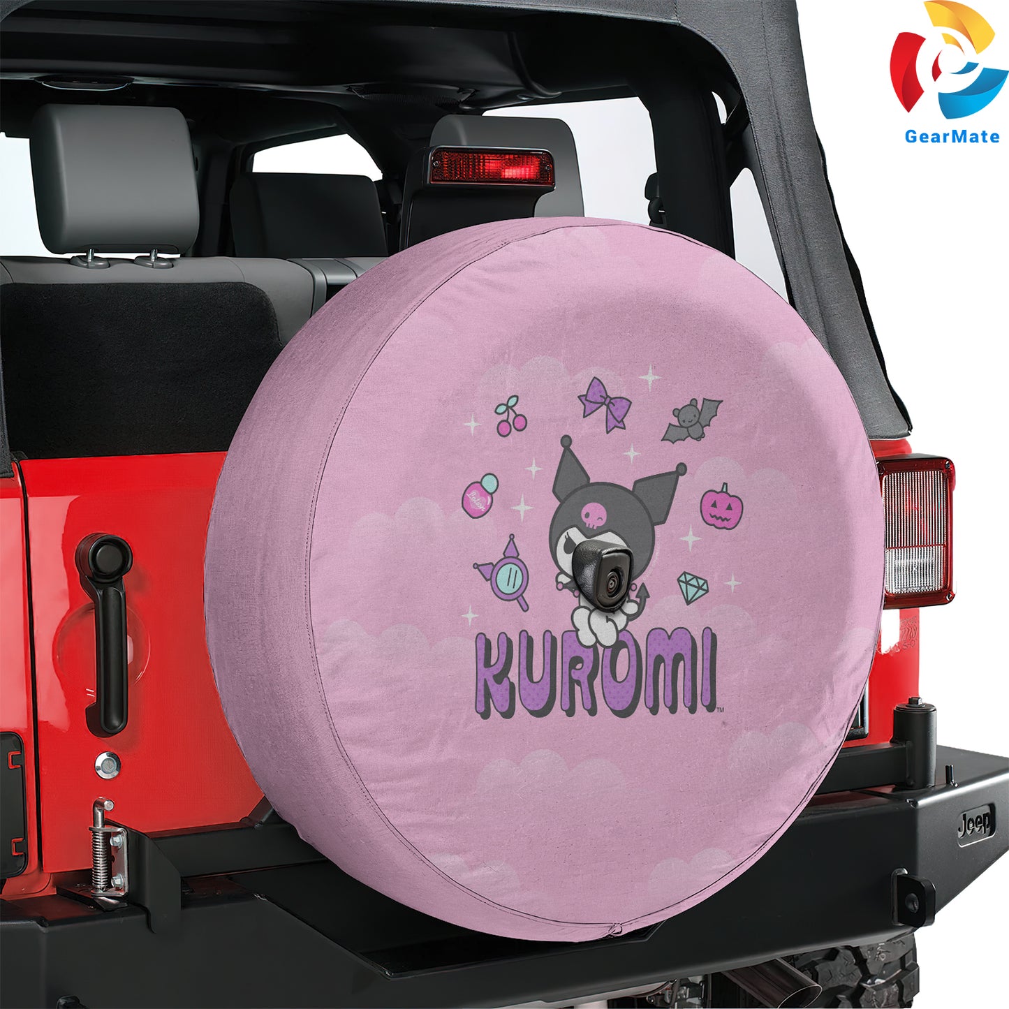 Kuromi Hello Kitty Spare Tire Cover – Premium Waterproof UV Resistant Protector