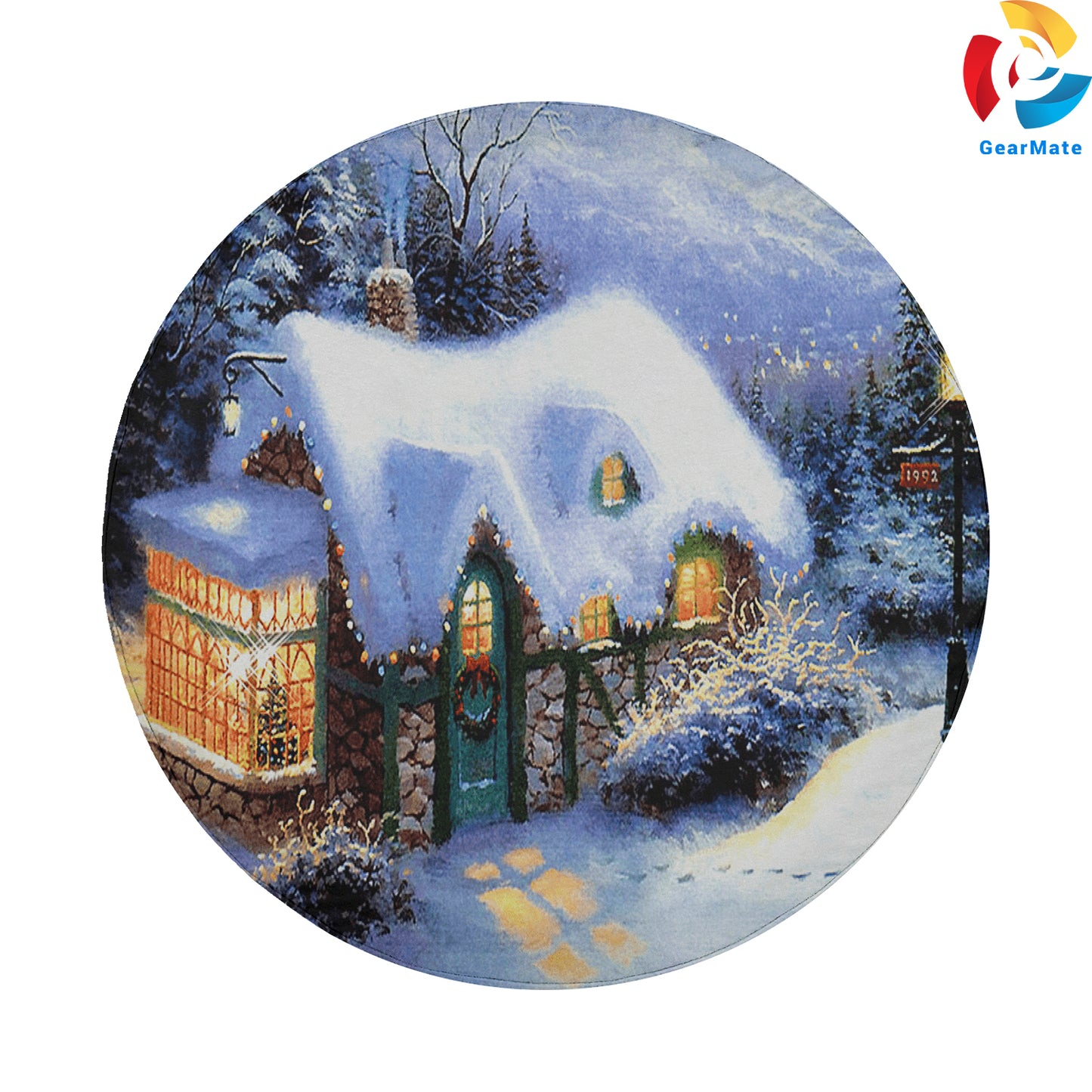 Merry Christmas 2024 Christmas At Home Spare Tire Cover – Premium Waterproof UV Resistant Protector