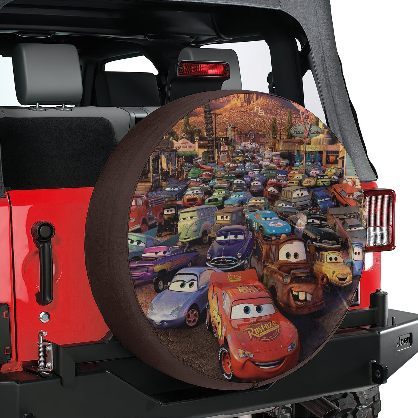 Pixar Cars Spare Tire Cover – Premium Waterproof UV Resistant Protector