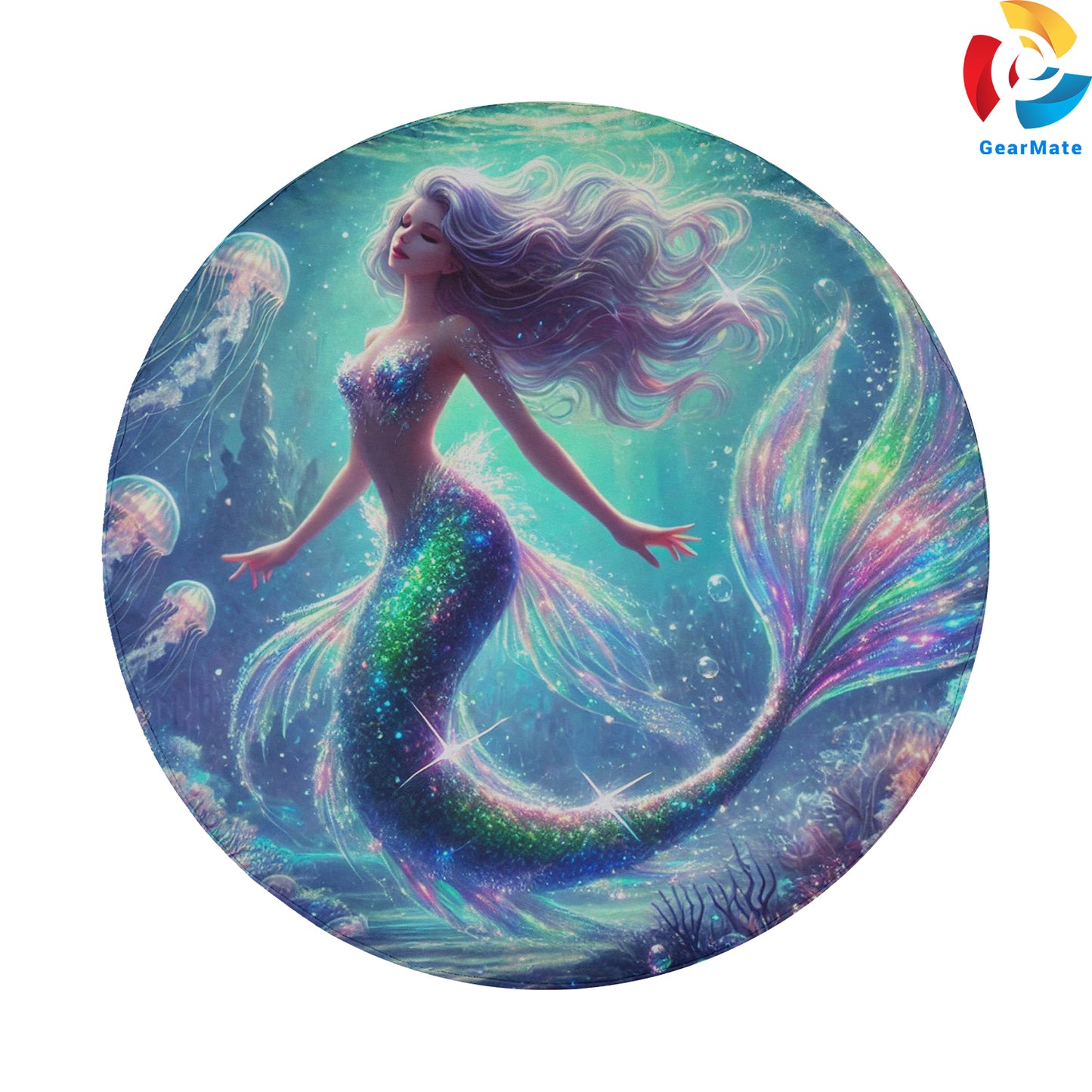 Mermaid Spare Tire Cover – Premium Waterproof UV Resistant Protector