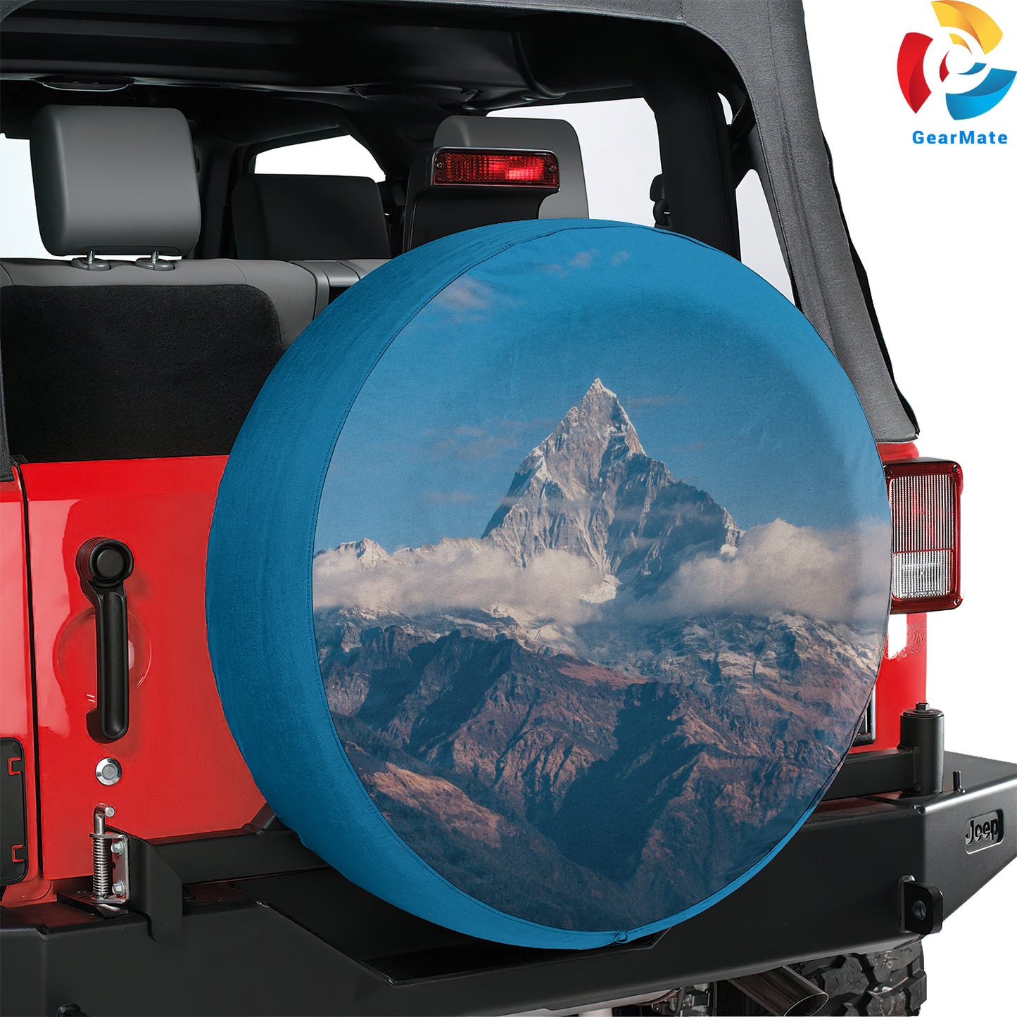Himalayas Mountain Peak Clouds Spare Tire Cover – Premium Waterproof UV Resistant Protector