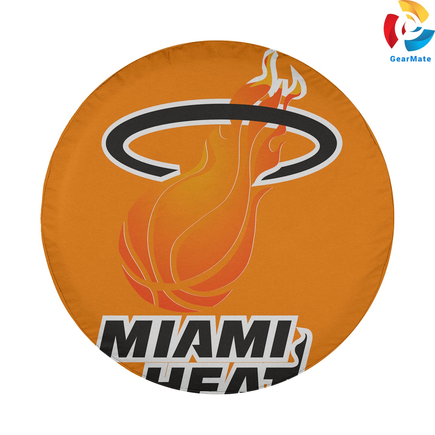 Miami Heat NBA Spare Tire Cover – Premium Waterproof UV-Resistant Protector