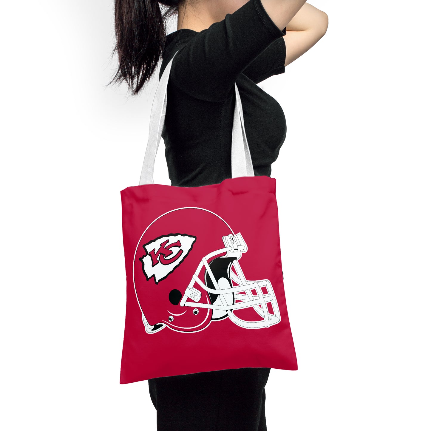 NFL Kansas City Chiefs NFL Fans Polyester Canvas Tote Bag – Durable and Stylish