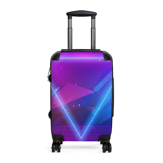 Abstract Digital Art Carry-On Suitcase - Stylish Luggage for Travelers