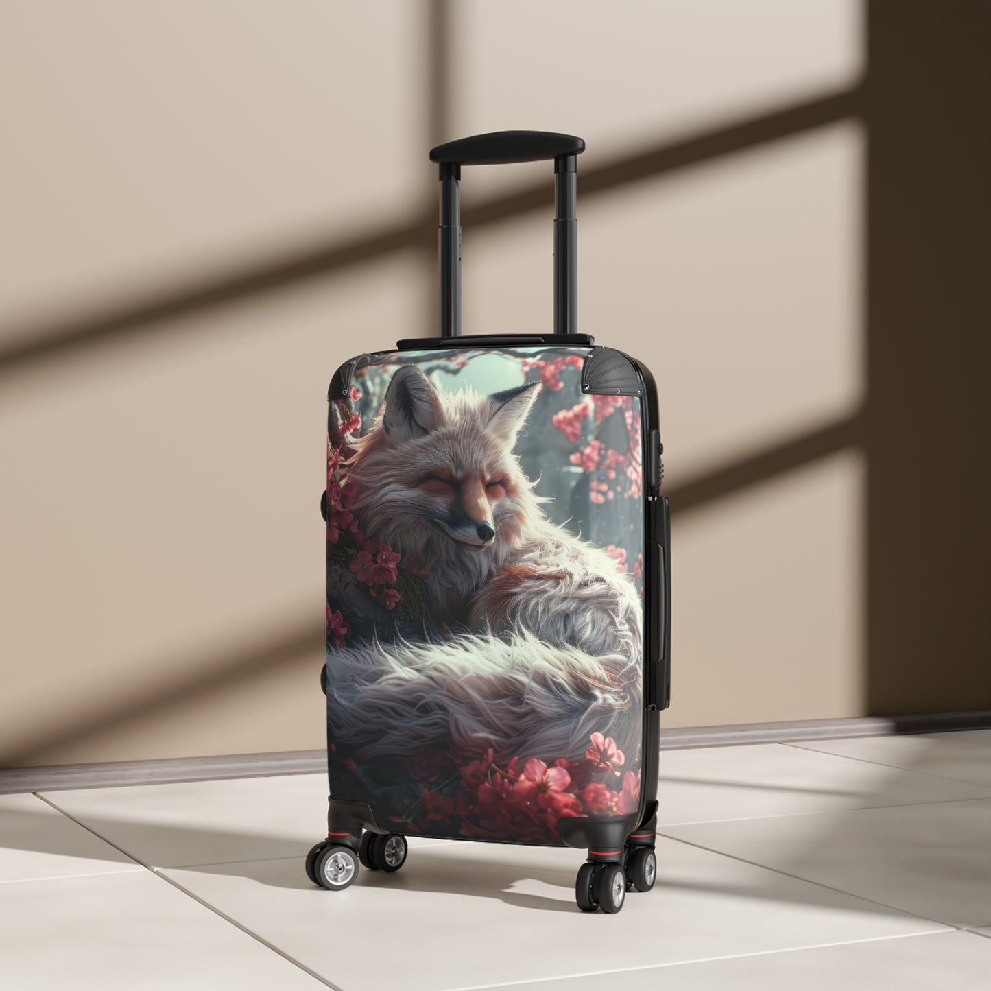Nature Fox Rests Art Carry-On Suitcase - Stylish Luggage for Travelers