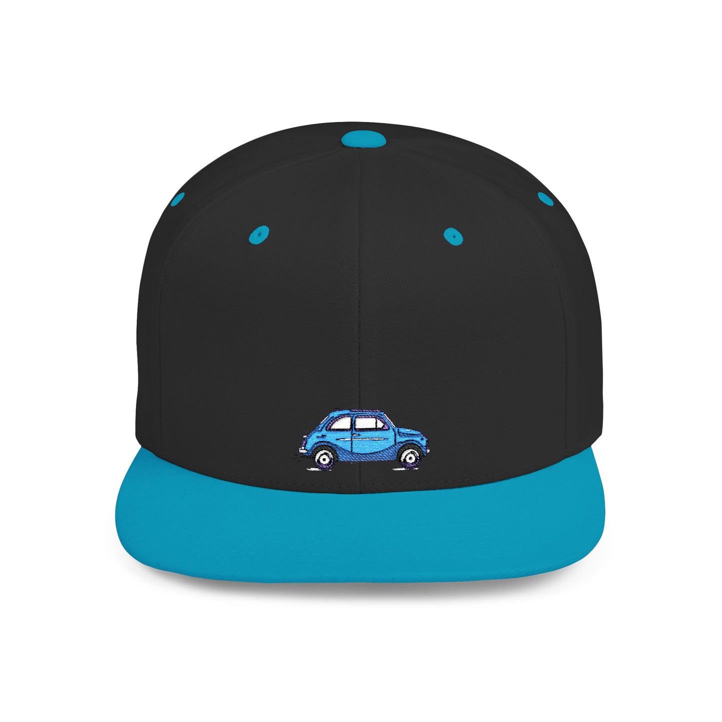 Icons Embroidered Car Flat Bill Snapback – Lightweight, Custom Fit, Premium Quality
