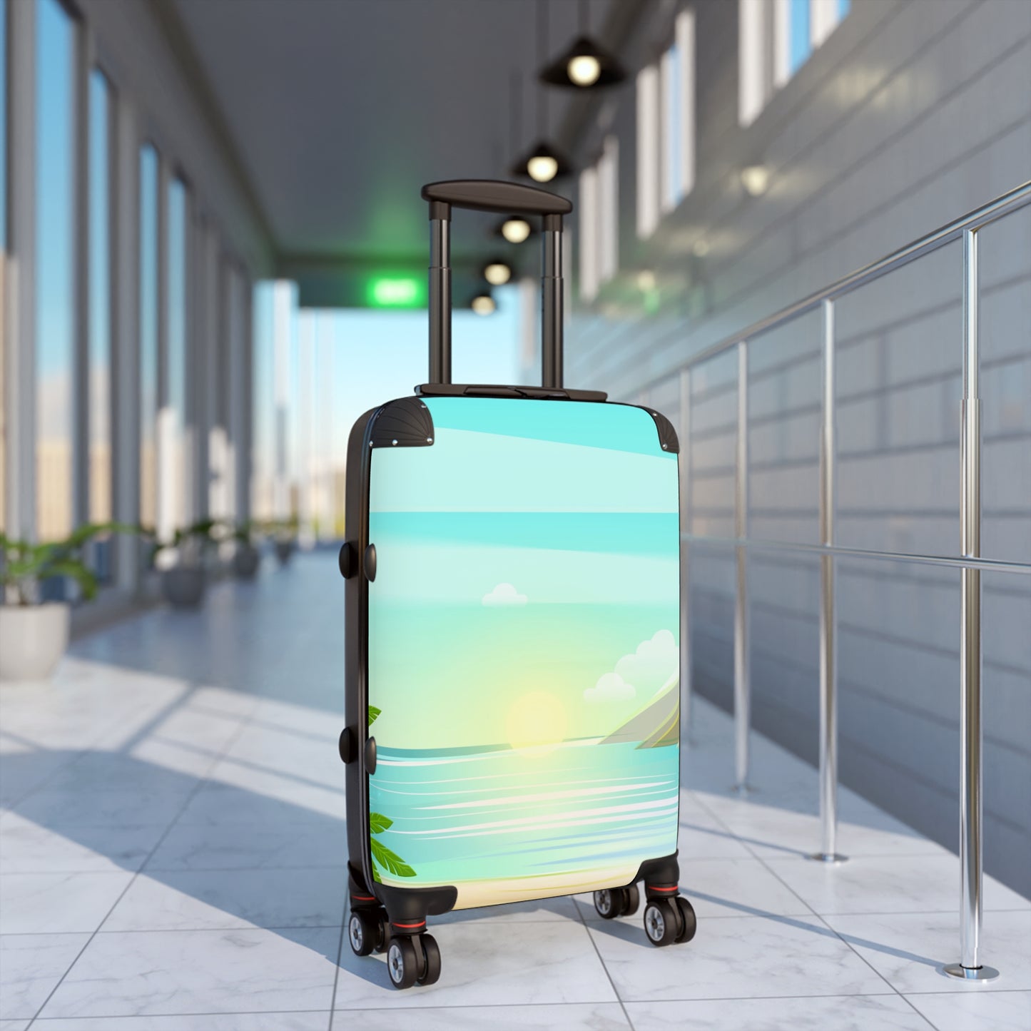 Nature Summer Beach Travel Art Carry-On Suitcase - Stylish Luggage for Travelers