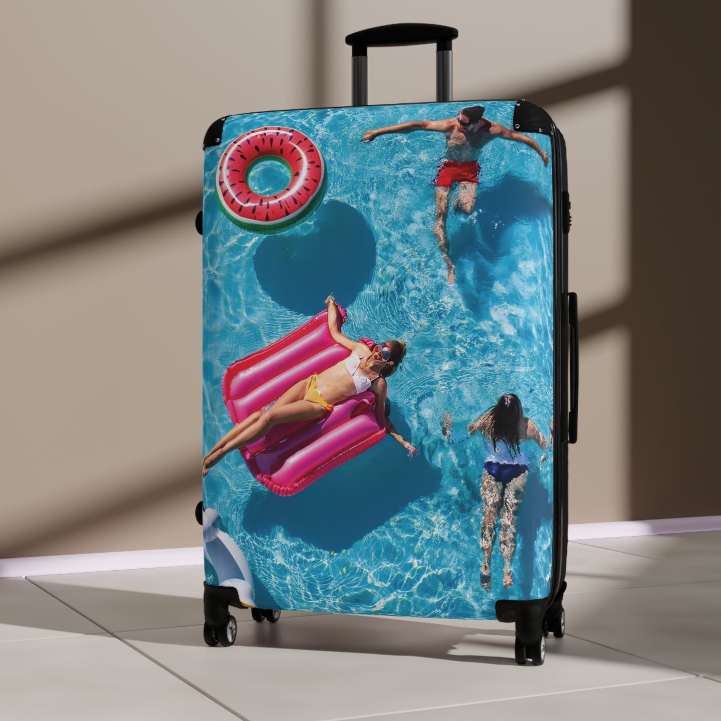 Nature Summer Pattern Carry-On Suitcase - Stylish Luggage for Travelers