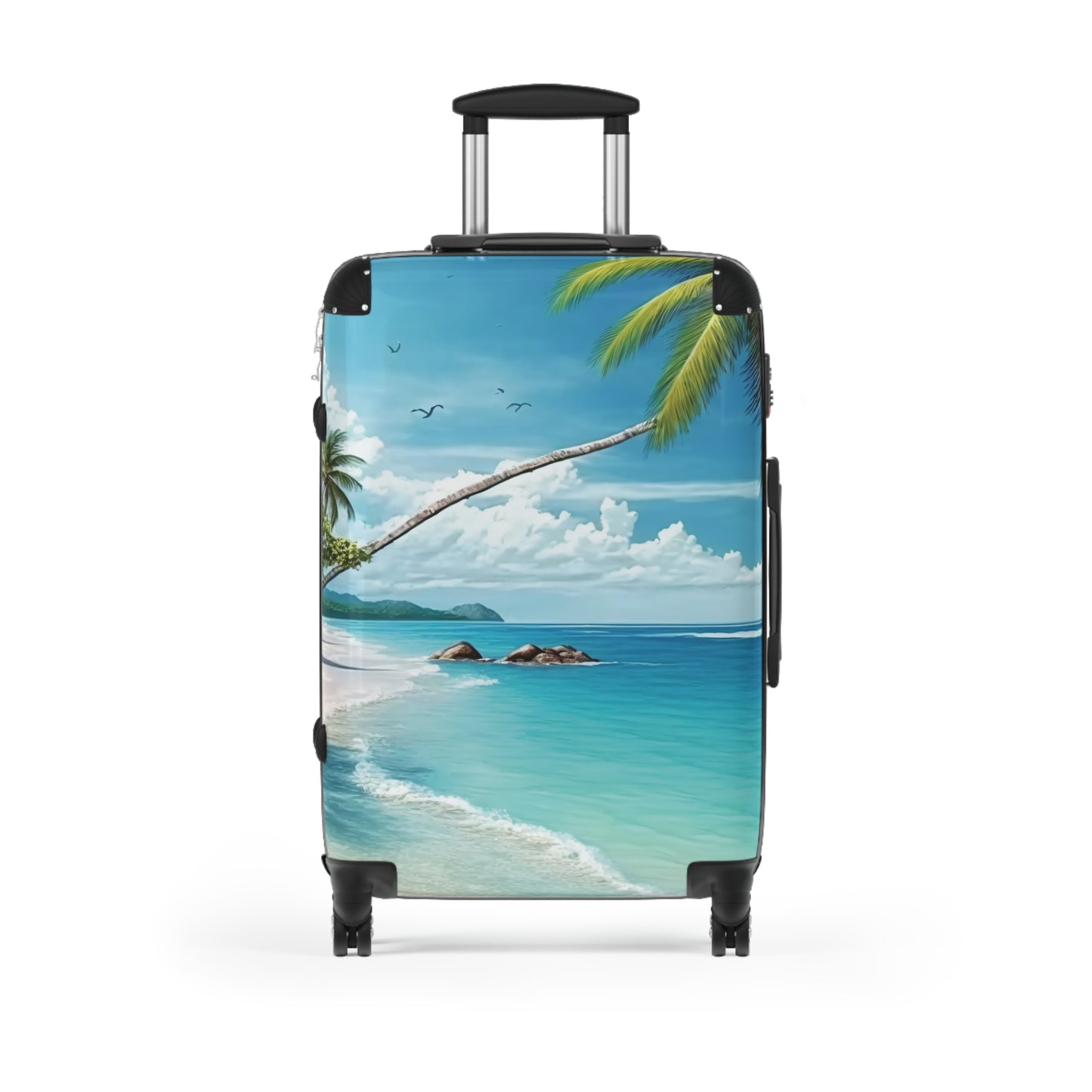 Nature Summer Beach Ocean Coconut Art Carry-On Suitcase - Stylish Luggage for Travelers
