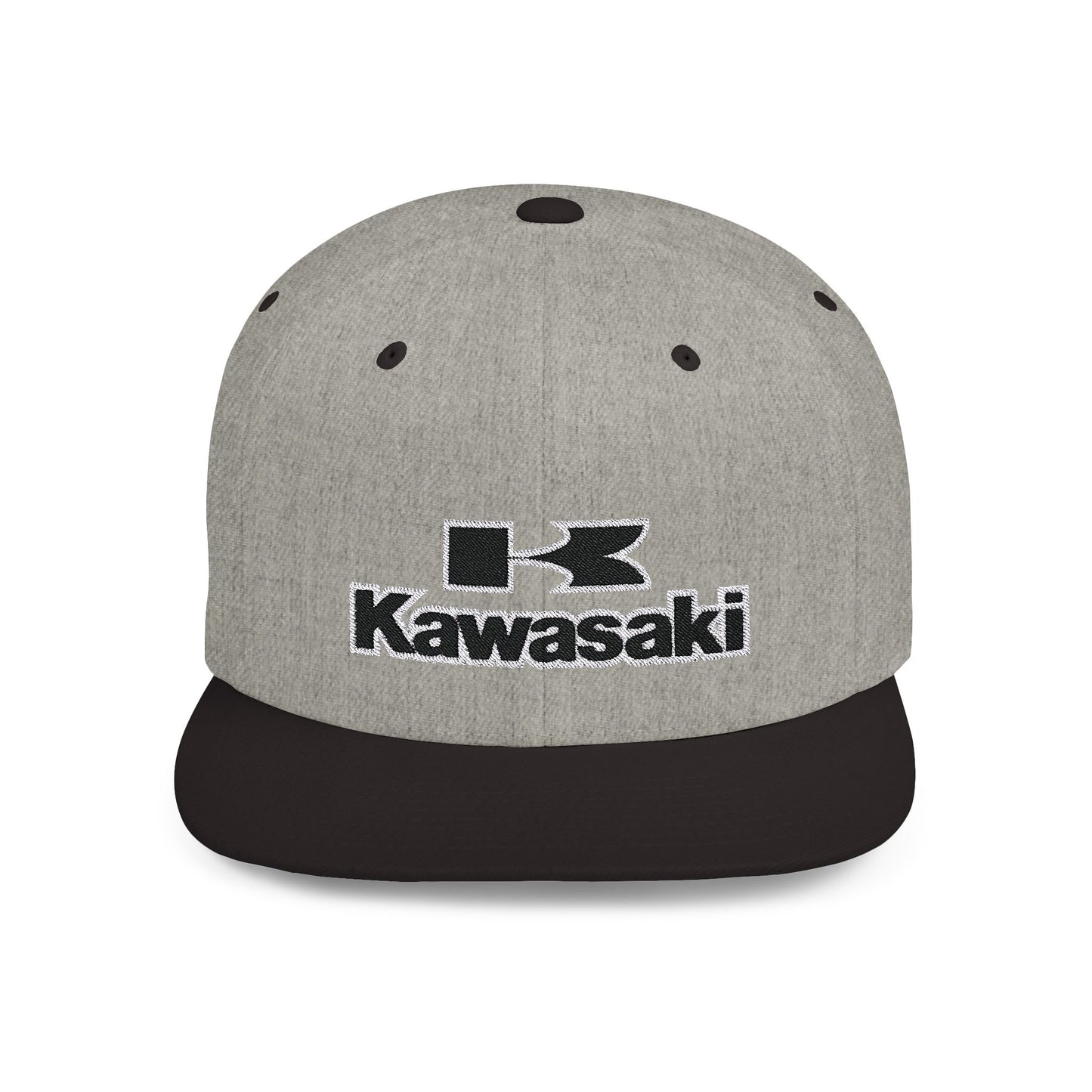 Kawasaki Flat Bill Snapback – Lightweight, Custom Fit, Premium Quality