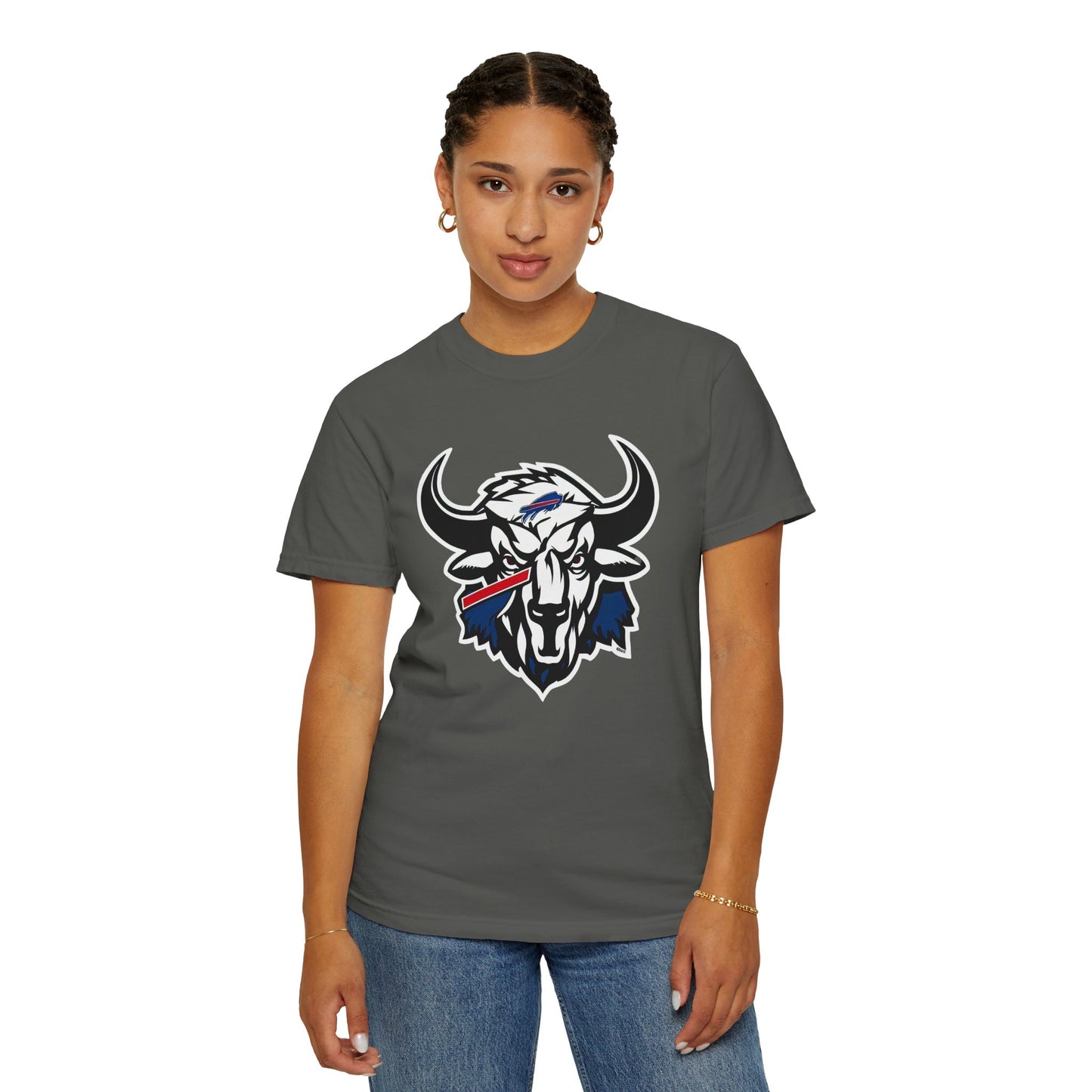 Buffalo Bills New Style Garment-Dyed T-Shirt – Premium Cotton Tee for Customization